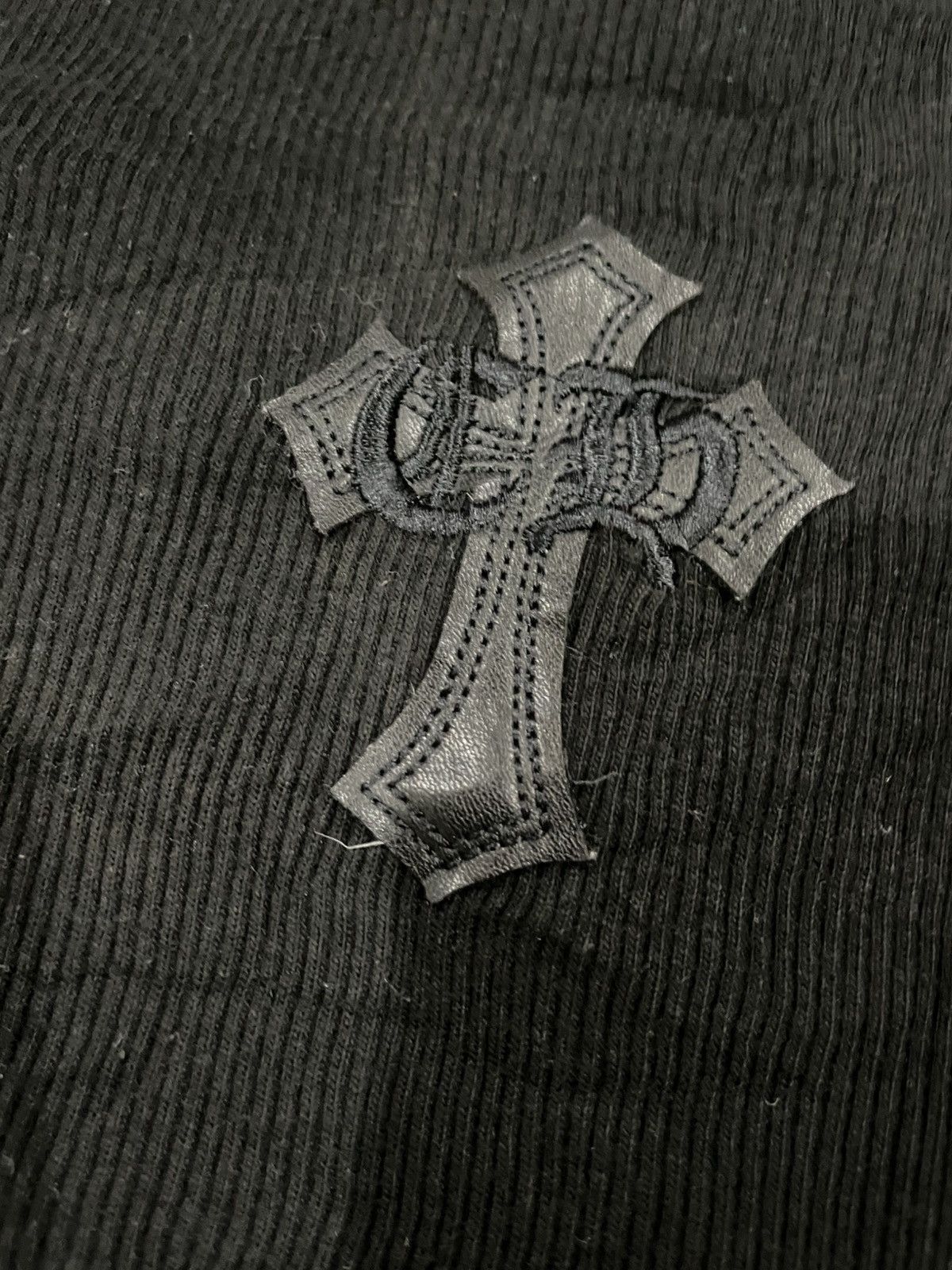 Japanese Brand VTG Japanese CH Cross Bootleg Distressed Thermal Tee Size US M / EU 48-50 / 2 - 25 Thumbnail