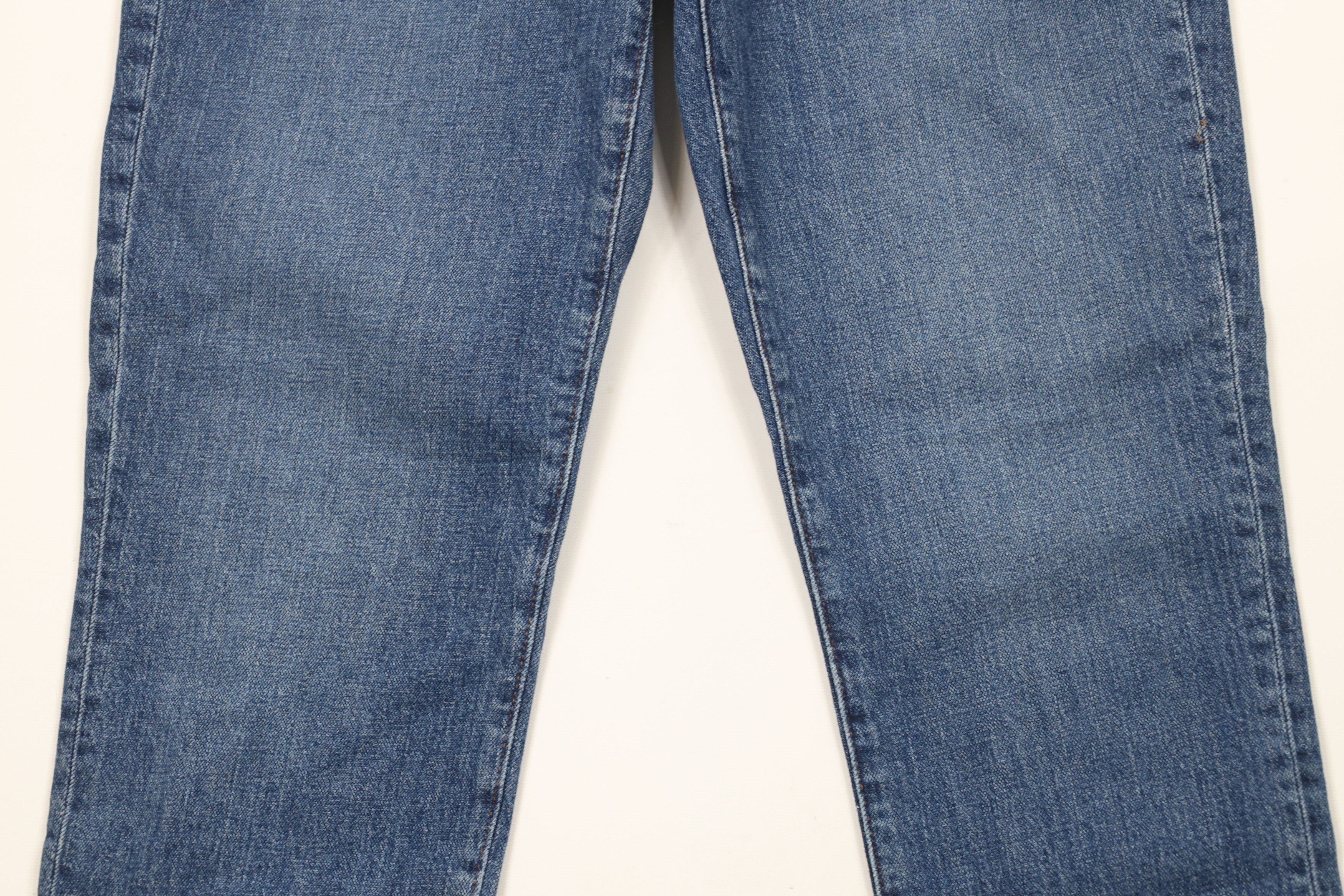 Madewell × Vintage Madewell Tapered Leg Denim Trousers Jeans Blue Stretch Size 27" / US 4 / IT 40 - 3 Thumbnail