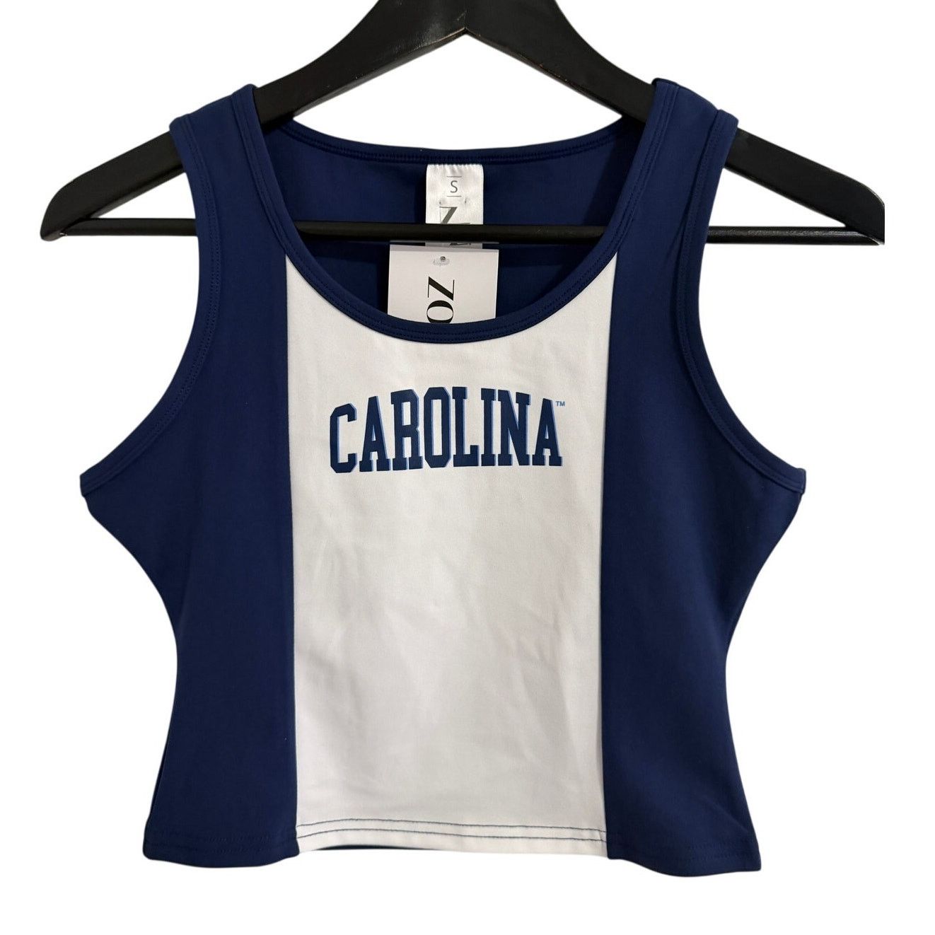 NCAA NWT North Carolina Tar Heels Cropped Tank Top Size S Size S / US 4 / IT 40 - 1 Thumbnail