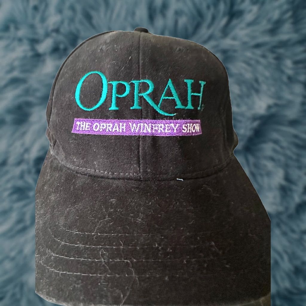 Vintage VINTAGE Oprah Winfrey Show Baseball Cap Black 90s Promo Hat NWOT RARE Men One Size Black Womens Mens Girls Size ONE SIZE - 1 Thumbnail