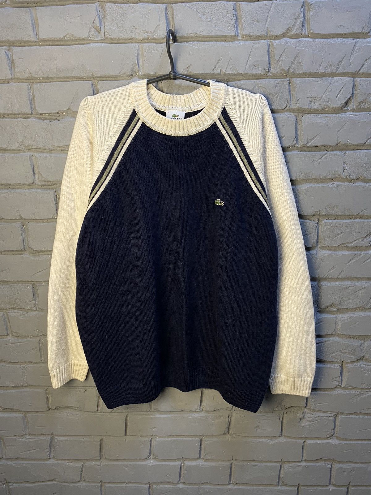 Lacoste × Vintage vintage lacoste sweater 90s men Sz 7 Size US XXL / EU 58 / 5 - 1 Thumbnail