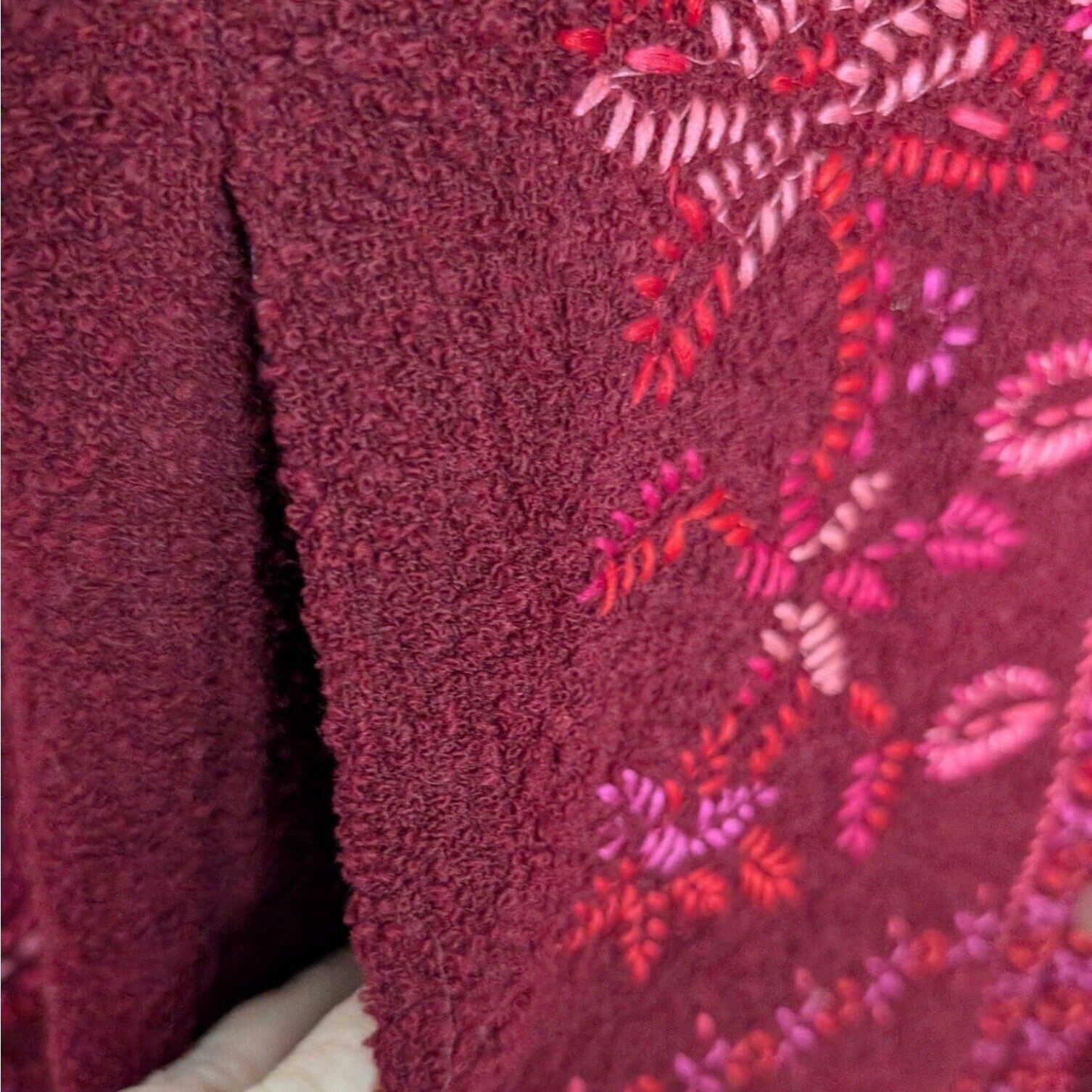 Vintage Linea By Louis Dell’Olio Wool Blend Embroidered Jacket Sz L Size L / US 10 / IT 46 - 4 Thumbnail