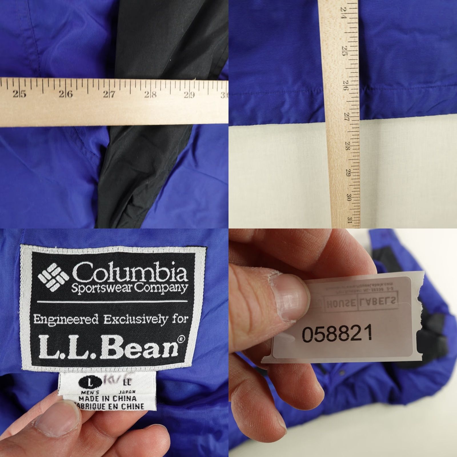 Vintage VINTAGE Columbia Waterproof Rain Jacket Mens Large Blue Outdoor Windproof Padded Hiking Size US L / EU 52-54 / 3 - 8 Thumbnail
