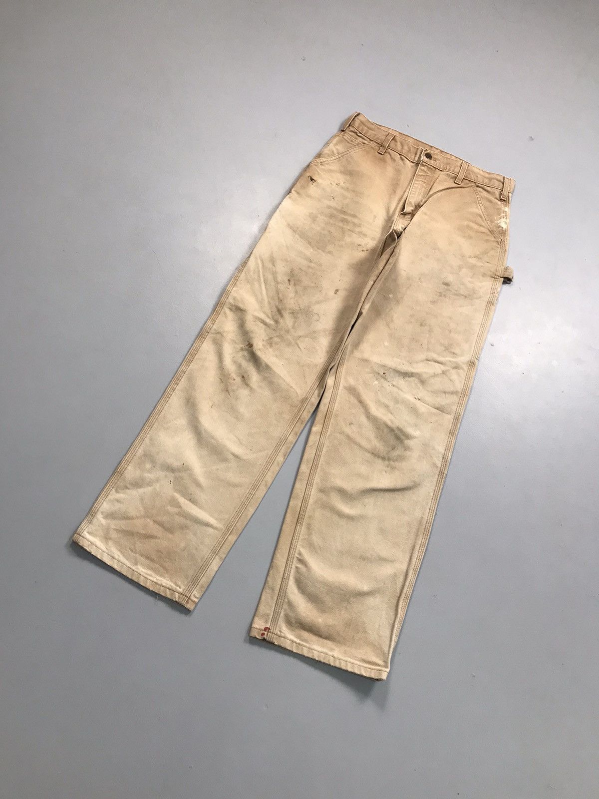 Carhartt Vintage Carhartt B11 BRN carpenter workwear denim Size US 32 / EU 48 - 3 Thumbnail