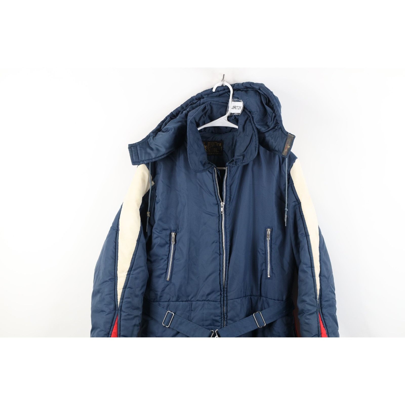 Vintage Vintage 70s Streetwear Hooded Snowmobile Snow Suit Size US L / EU 52-54 / 3 - 2 Thumbnail