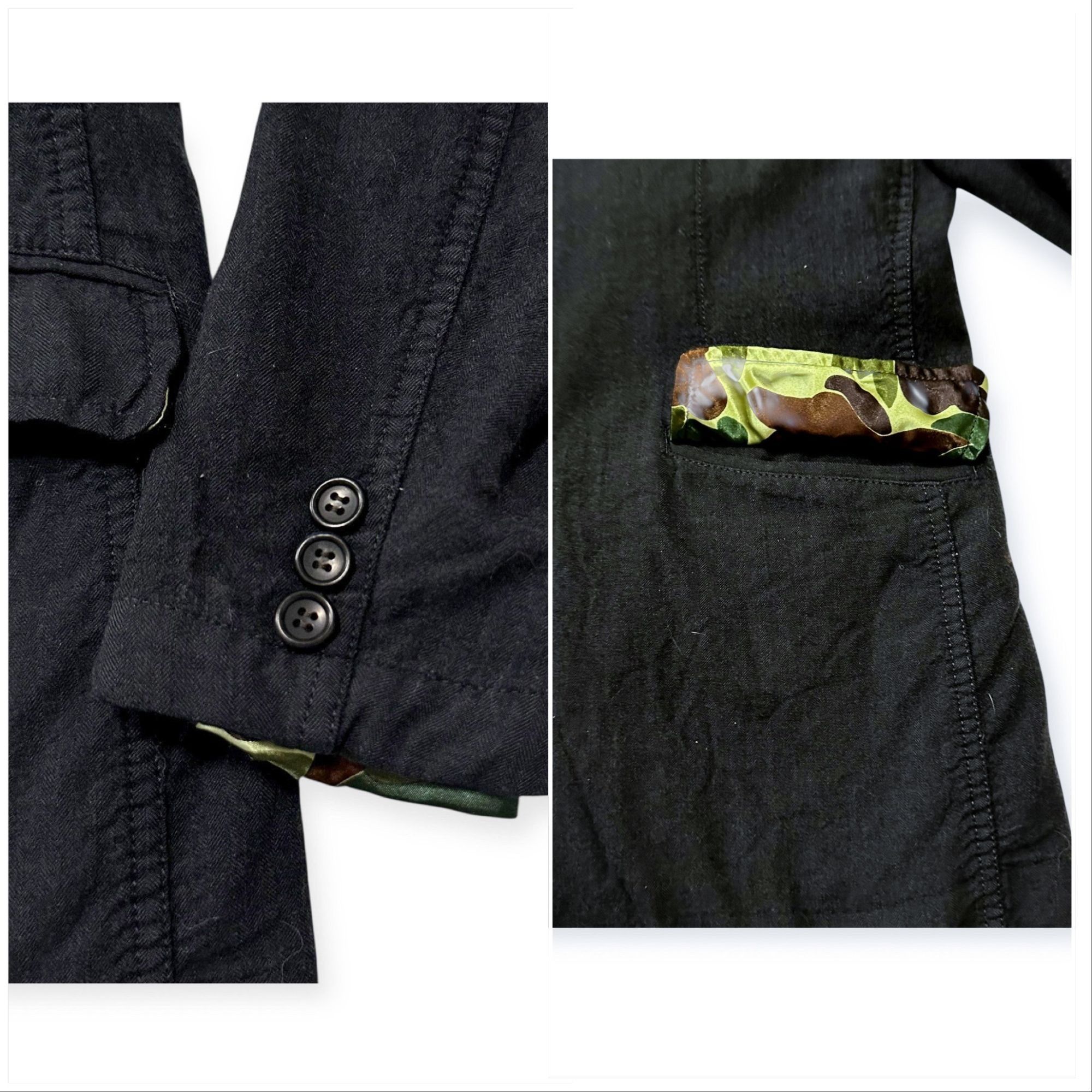 Comme des Garcons Homme Comme Des Garçons HOMME Black Wool Jacket, Size XS, AW2017 Size US XS / EU 42 / 0 - 14 Thumbnail