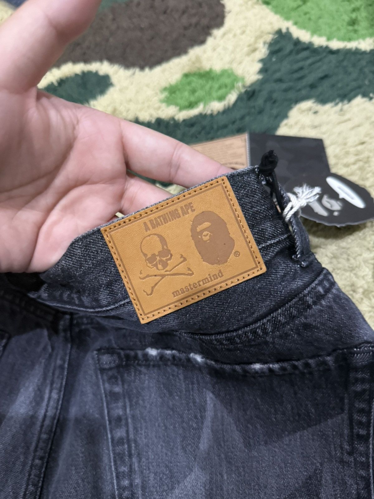 Bape × Mastermind Japan Mastermind x Bape Denim Pants Rare Size US 32 / EU 48 - 10 Thumbnail