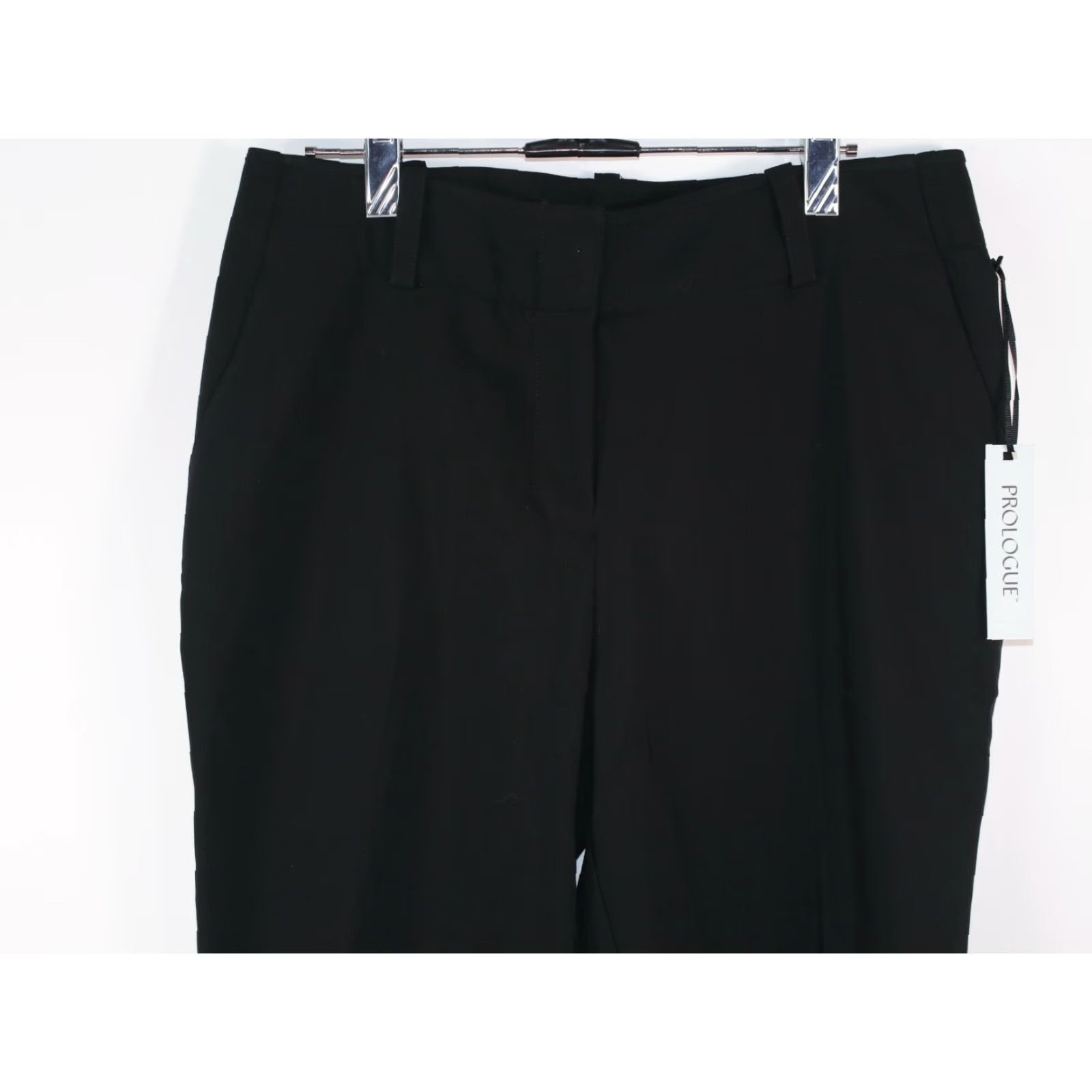 Vintage Prologue Trouser Straight Mid Rise Jegging Stretch Black Pants Women's 8 31X24.5 Size 30" / US 8 / IT 44 - 2 Thumbnail