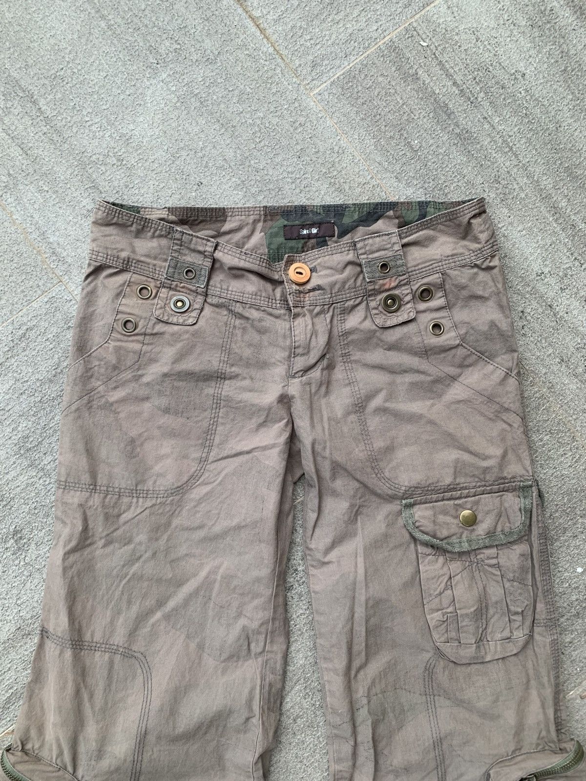 Japanese Brand Spiral Girl Cargo Pants Size 30" / US 8 / IT 44 - 4 Thumbnail