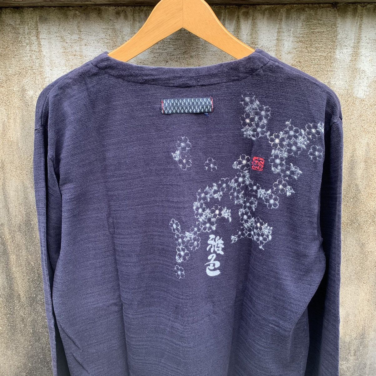 Japanese Brand JAPANESE TRADITIONAL FLOWER LONG SLEEVE SUKAJAN STYLE Size US M / EU 48-50 / 2 - 17 Thumbnail