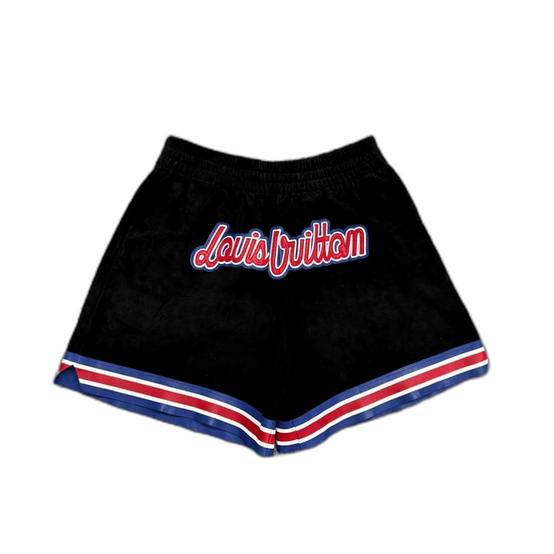 Louis Vuitton Louis Vuitton Suede Embroidered Shorts -2505 Size US 27 - 1 Thumbnail