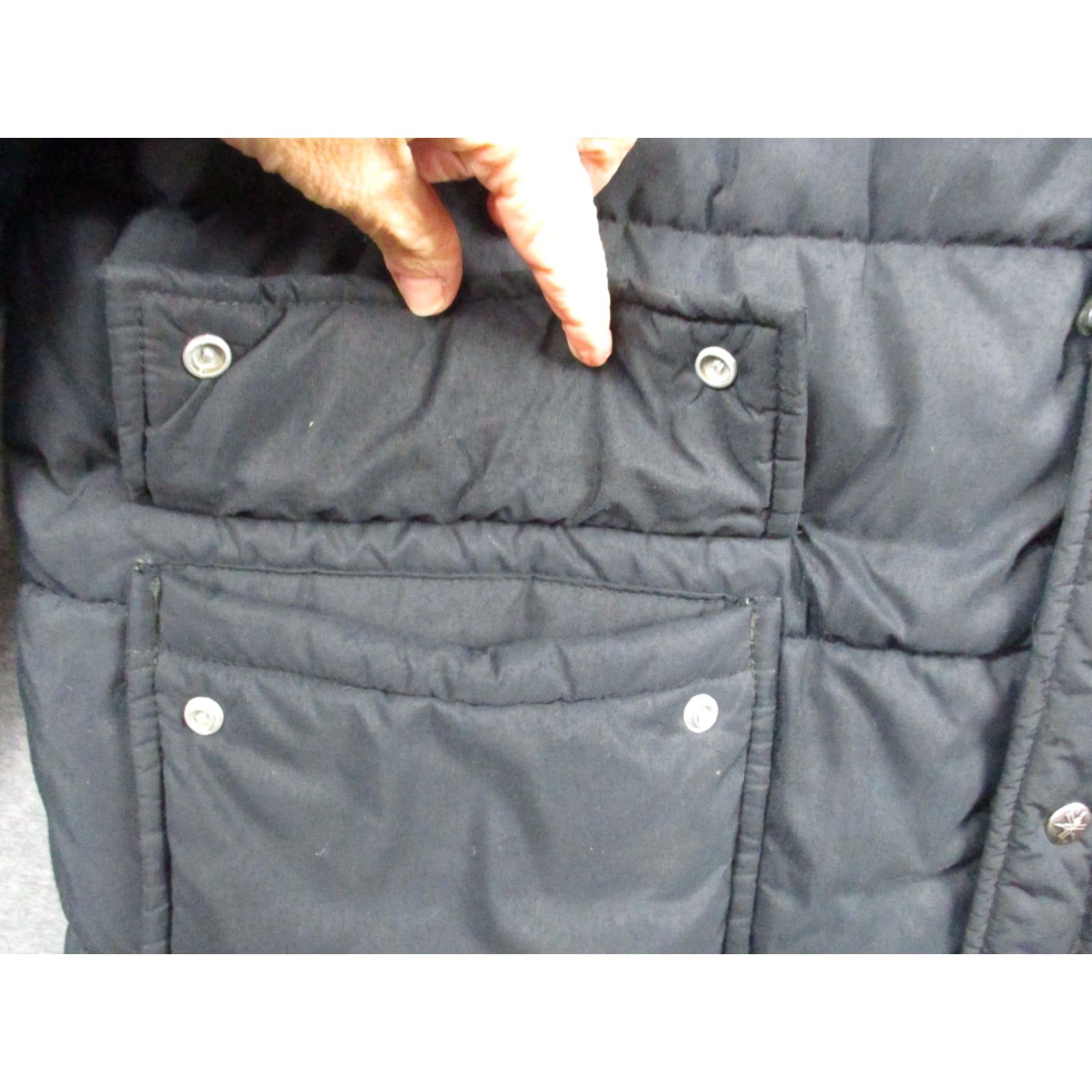 Vintage VINTAGE Yamaha Racing Jacket XL Adult Puffer Black Red USA 80s Geometric Pockets Men USA Jacket Size US XL / EU 56 / 4 - 2 Thumbnail