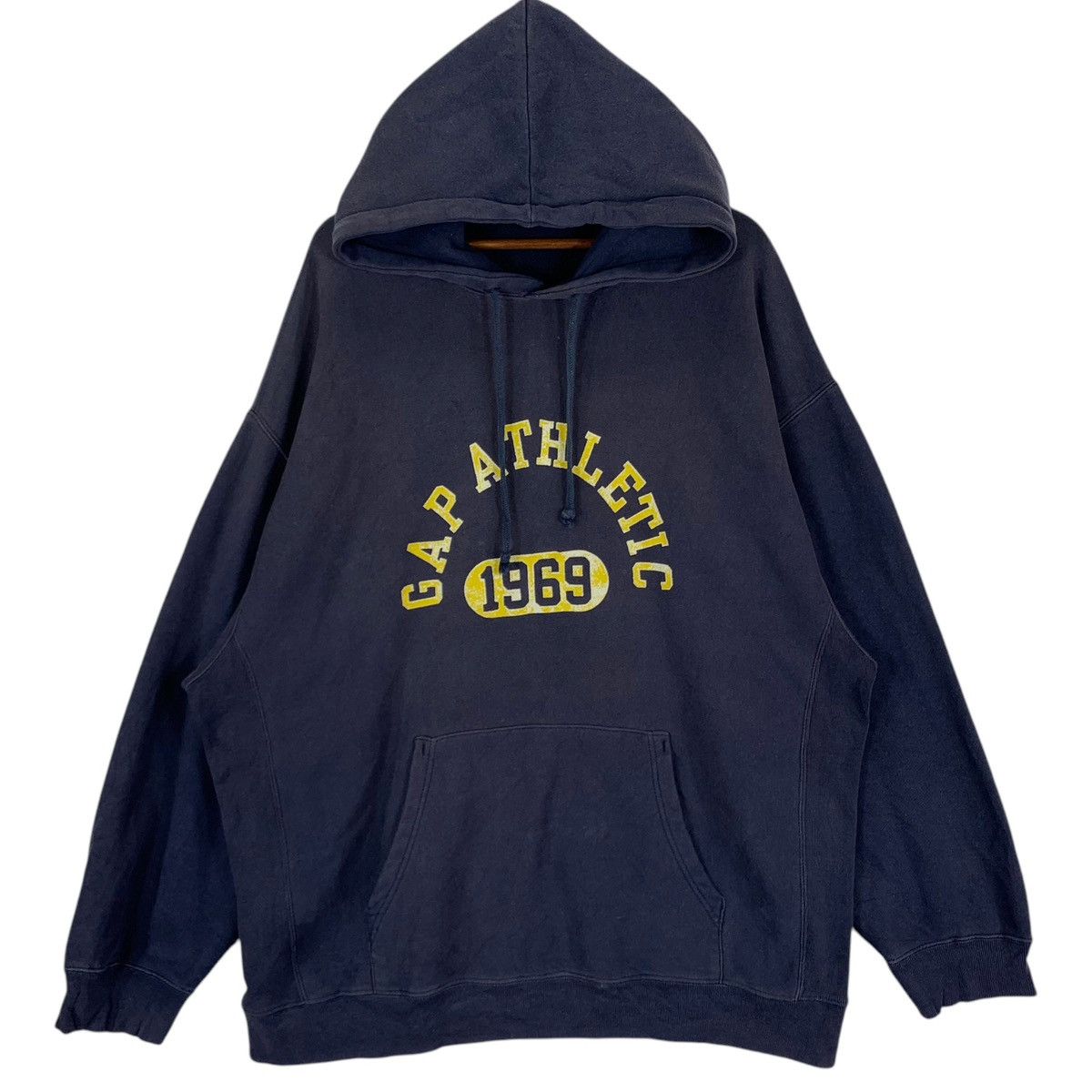Gap × Vintage VINTAGE GAP ATHLETIC HOODIE SWEATER Size US XL / EU 56 / 4 - 1 Thumbnail