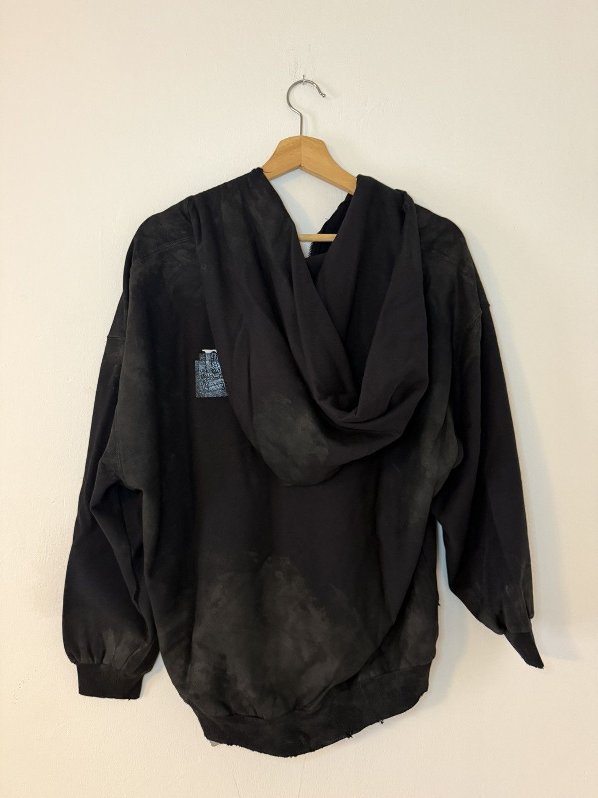 Balenciaga Balenciaga Mud Black Gaffer Hoodie Winter 22 360 Show Size US M / EU 48-50 / 2 - 7 Thumbnail