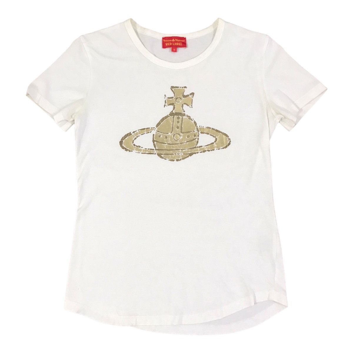 Vivienne Westwood Vivienne Westwood White Print Tshirt Size S / US 4 / IT 40 - 1 Thumbnail