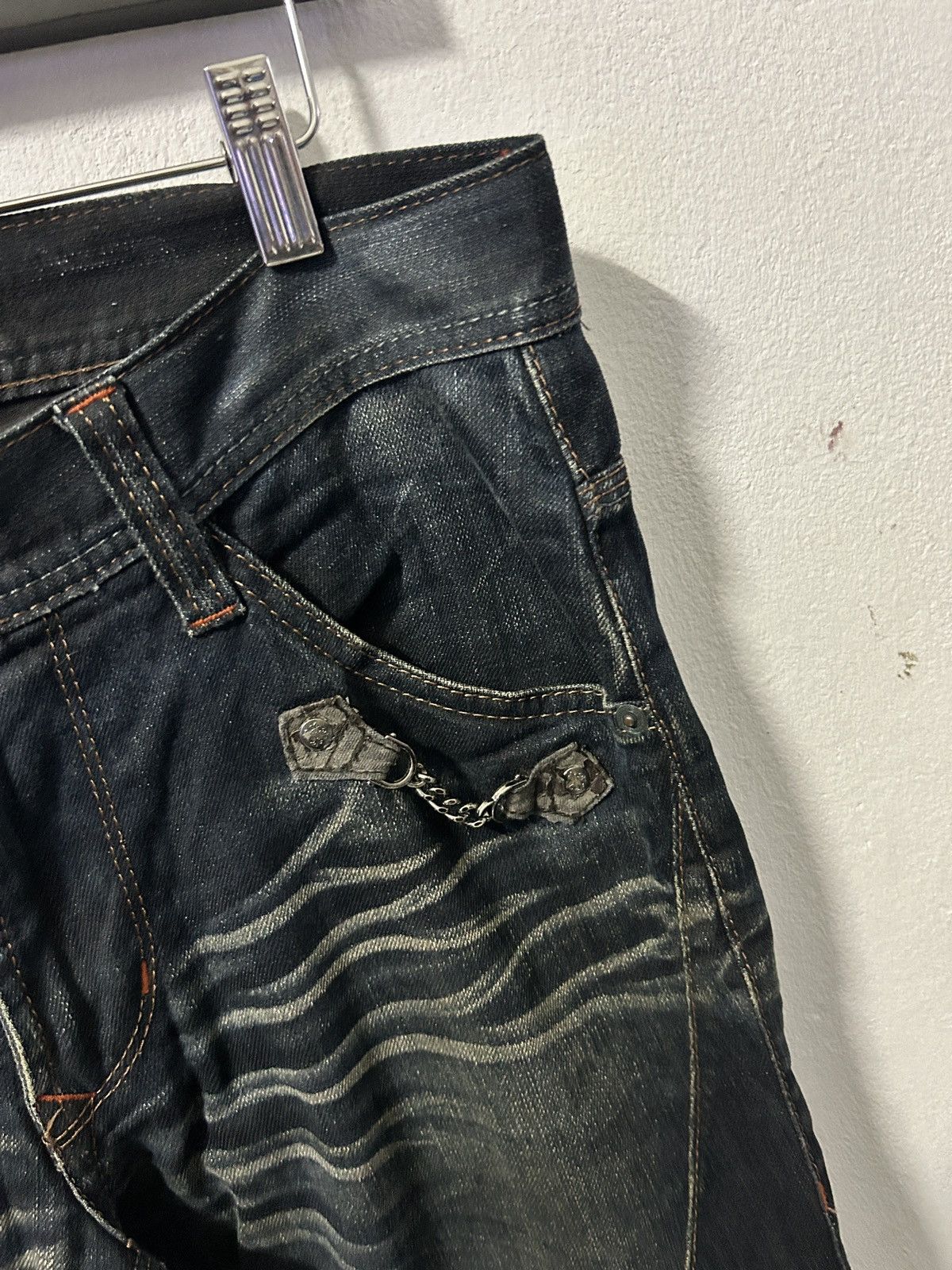 If Six Was Nine Hideways nicole club flared whiskered fade jeans japan punk Size US 32 / EU 48 - 5 Thumbnail