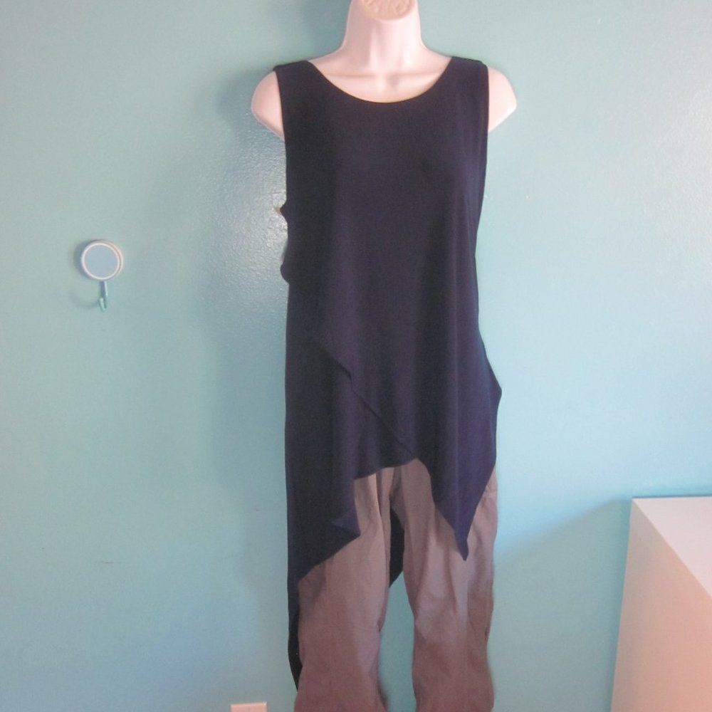 Joseph & Lyman Frank Lyman Womens Blue Angled Tunic Size 6 Size S / US 4 / IT 40 - 8 Thumbnail
