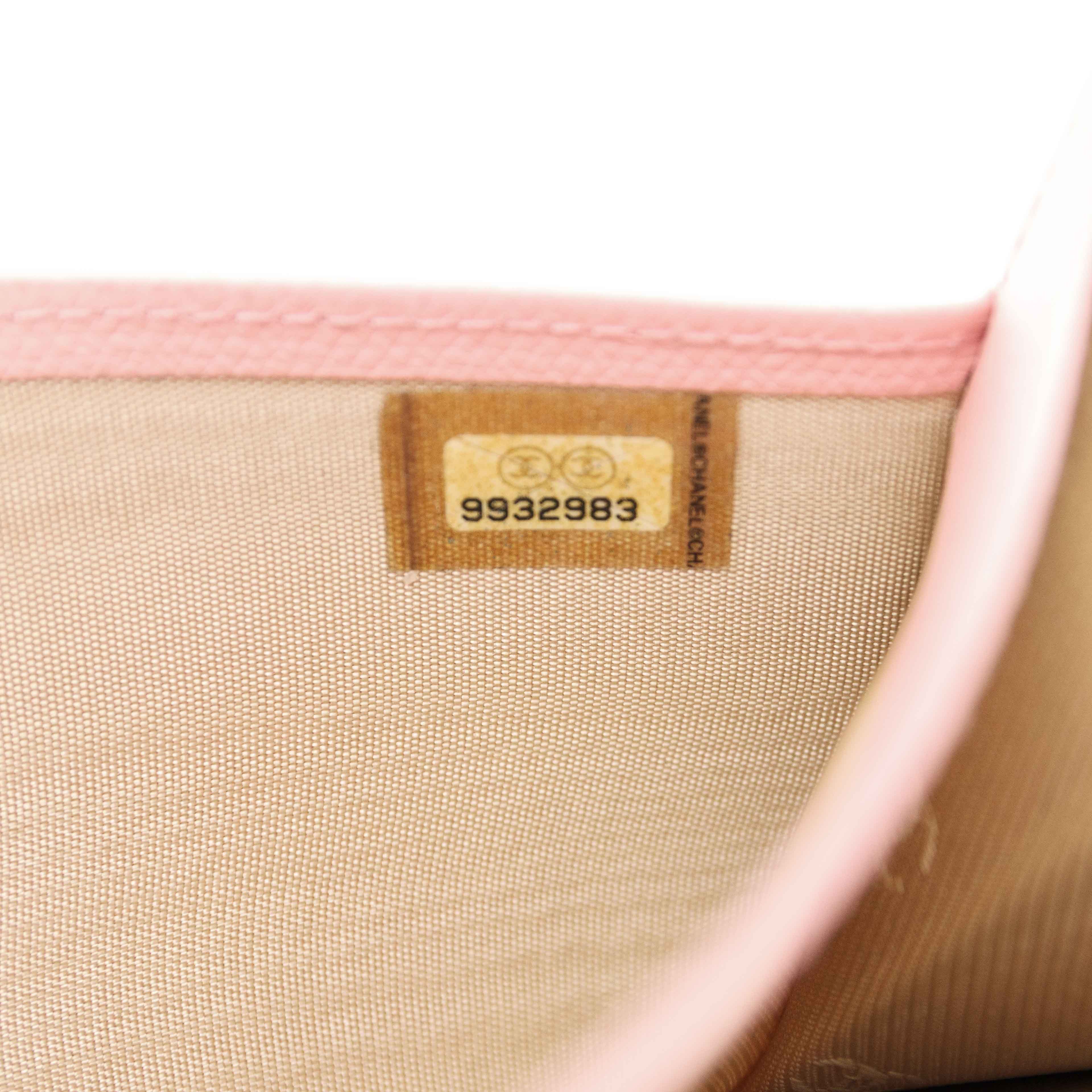 Chanel Chanel Classic Flap Long Wallet in Pink Caviar Leather Size ONE SIZE - 22 Thumbnail