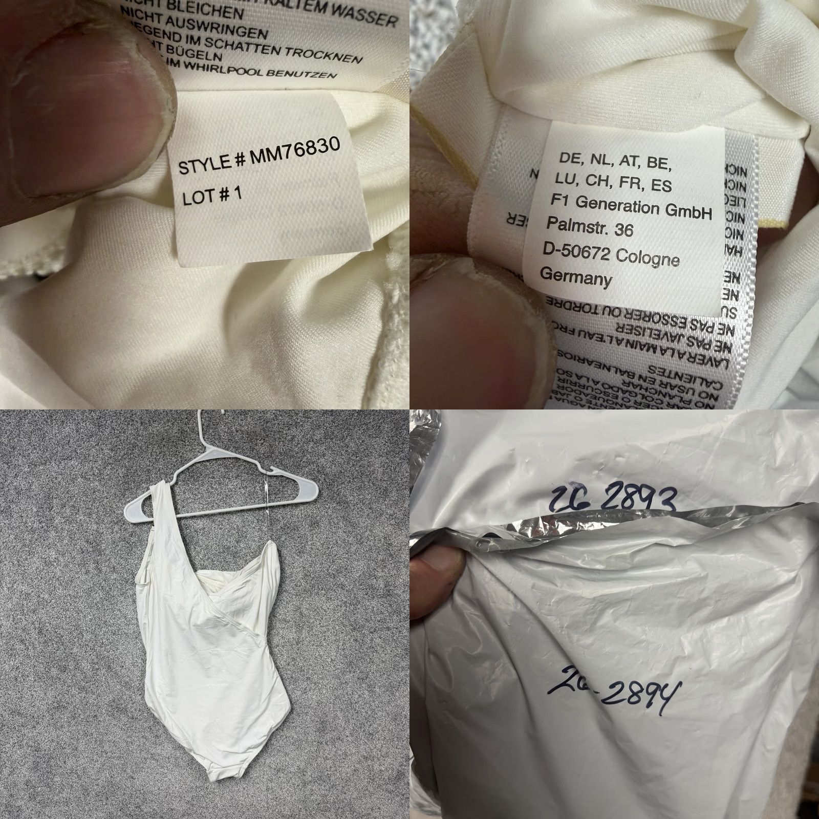 Michael Kors Michael Kors One Piece Swimsuit Size 8 White One Shoulder Designer Convertible Lined Stretch Women Mens Girls Size ONE SIZE - 8 Thumbnail