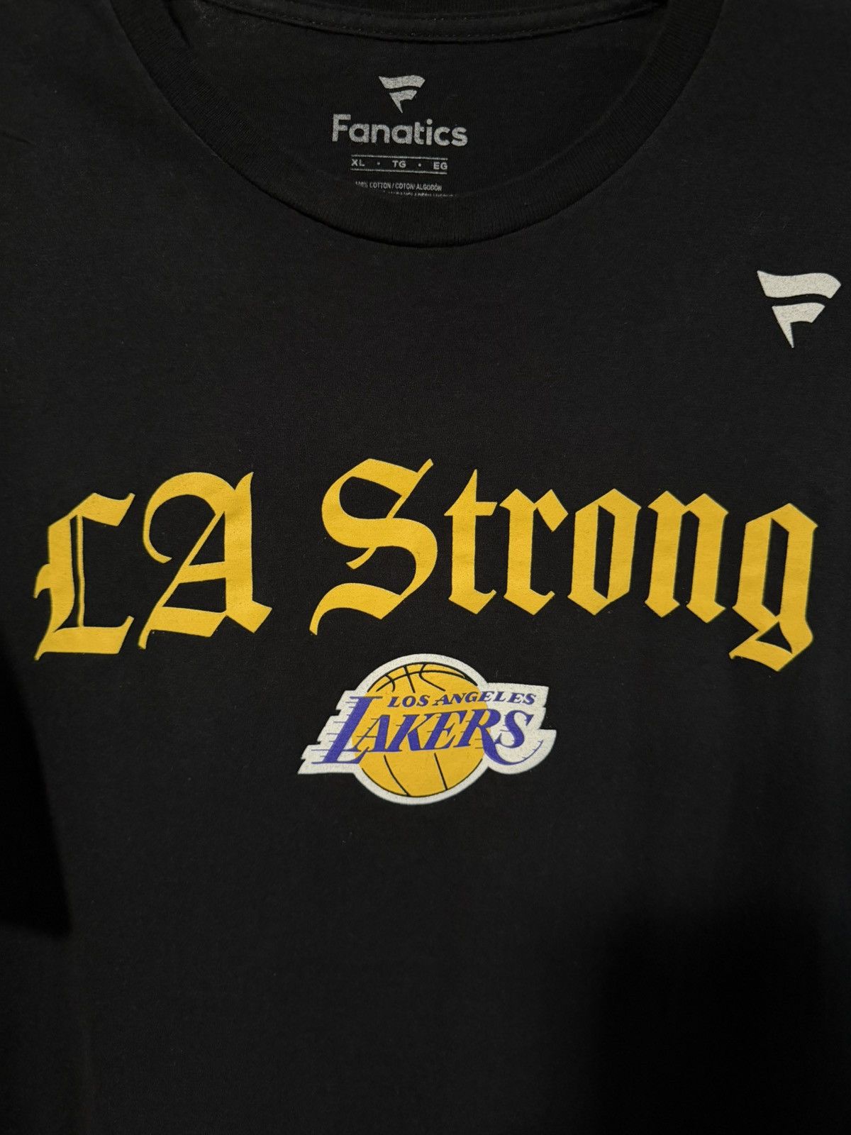 NBA nba Los Angeles lakers basketball men t shirt sz Extra Large Size US XL / EU 56 / 4 - 4 Thumbnail