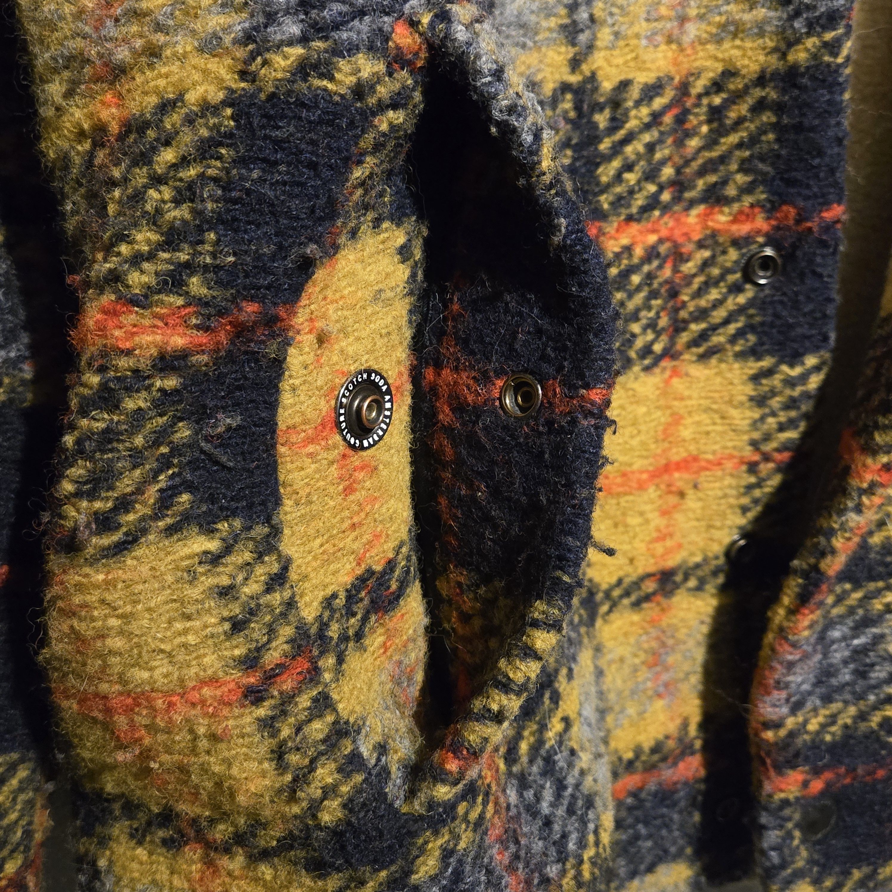 Scotch & Soda Rare NWT Scotch & Soda Plaid Sherpa Wool Trucker Jacket Size US L / EU 52-54 / 3 - 11 Thumbnail