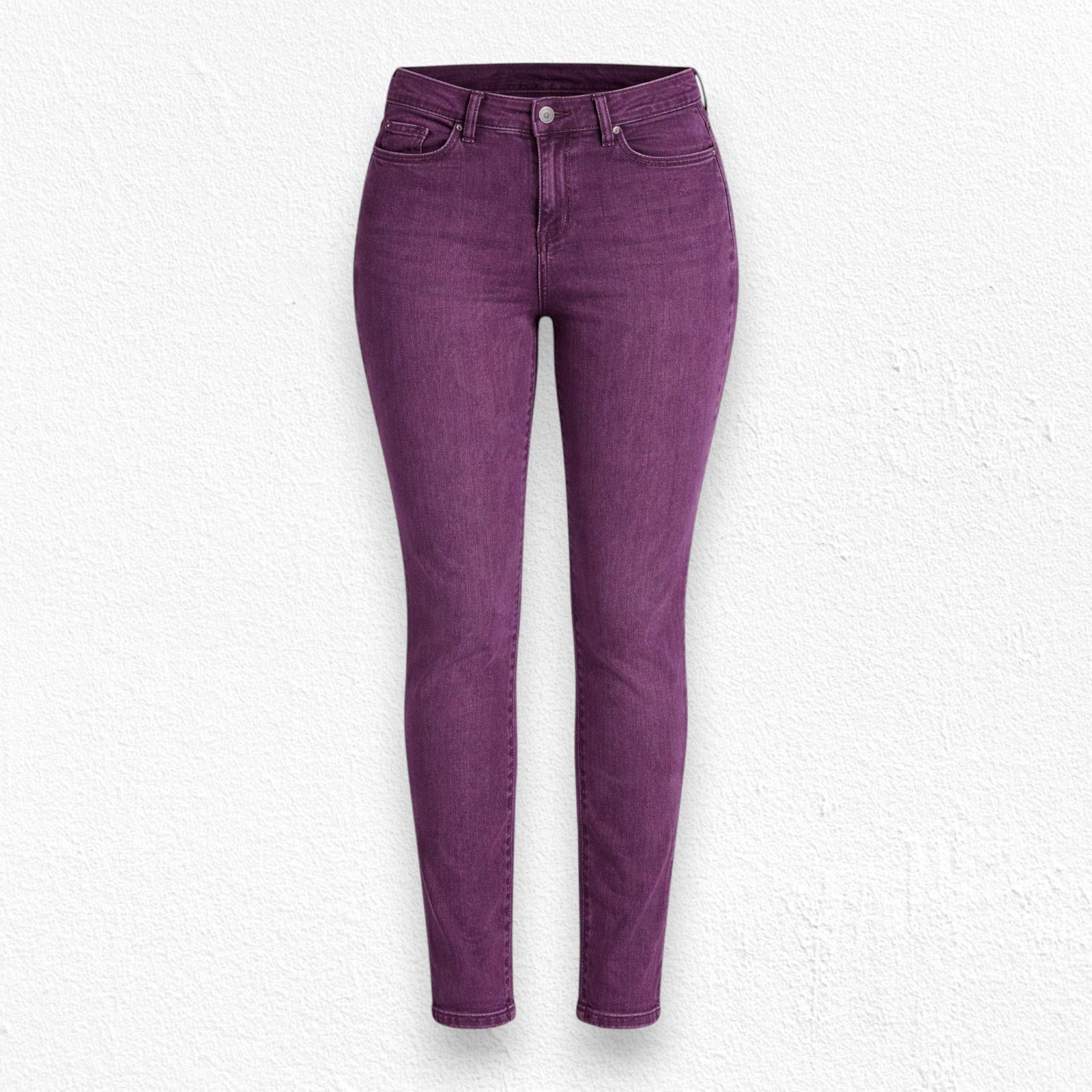 Other Liverpool Nic and Zoe Black Cherry Skinny Jeans Size 8 Size 30" / US 8 / IT 44 - 1 Thumbnail