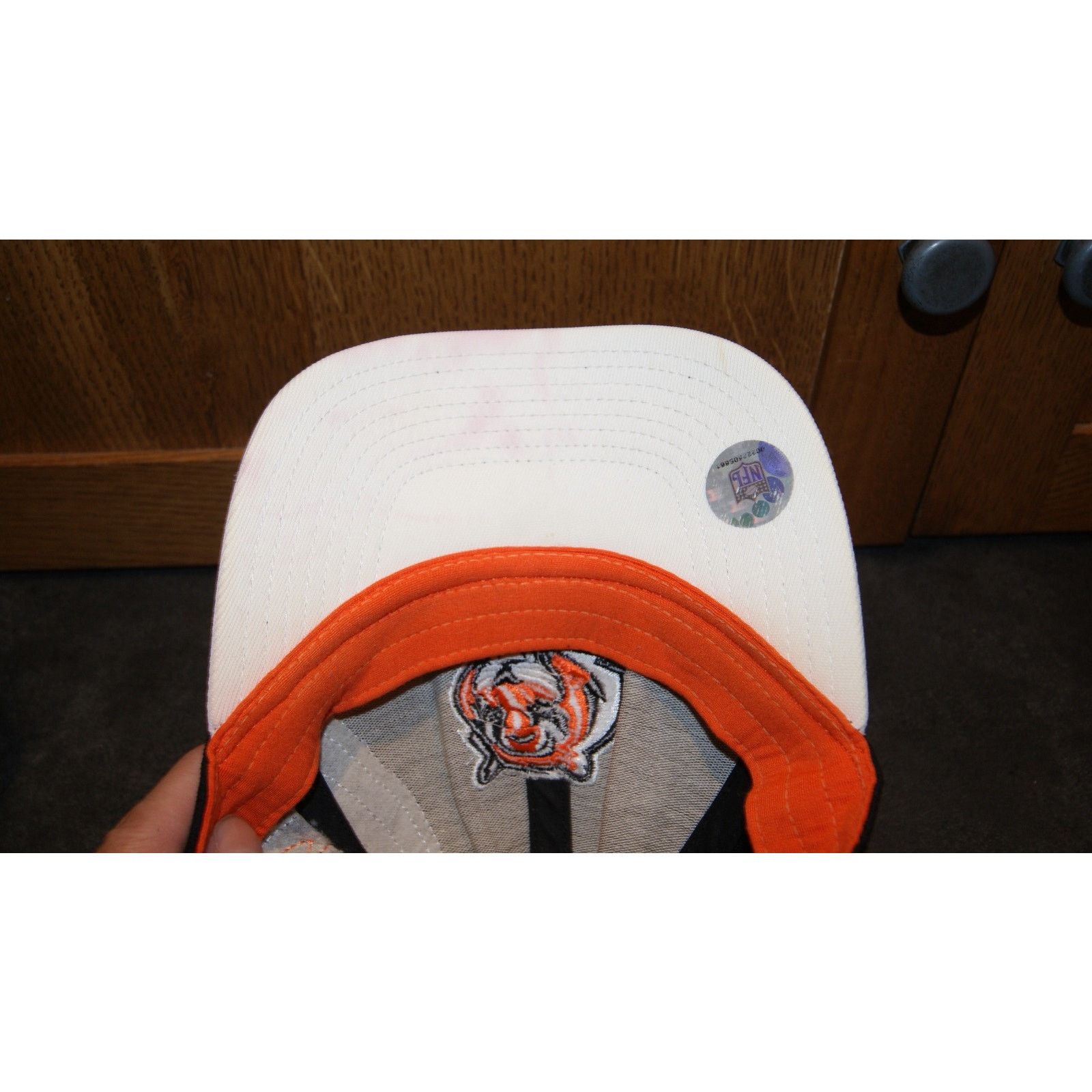 Reebok VTG Y2K Cincinnati Bengals Reebok Fitted L/XL Hat Cap RARE Size ONE SIZE - 7 Thumbnail