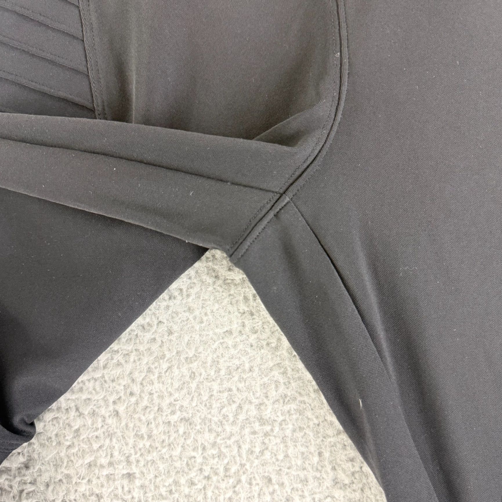 Athleta Athleta Leggings Womens M Black Ankle Zipper Pull On Stretch Delancey Moto Size 32" / US 10 / IT 46 - 3 Thumbnail