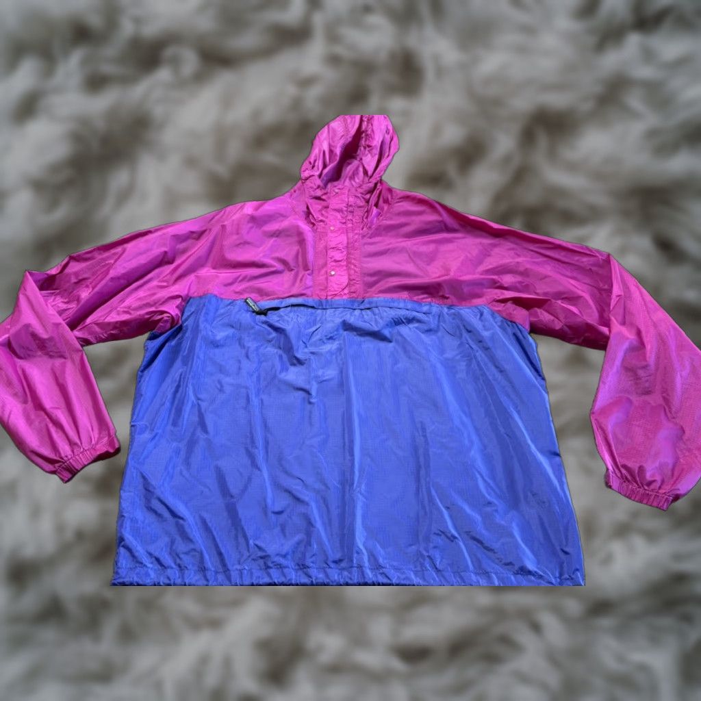 Patagonia Vintage Patagonia Womens Windbreaker Rain Jacket XL Lightweight Pink Purple Size XL / US 12-14 / IT 48-50 - 1 Thumbnail