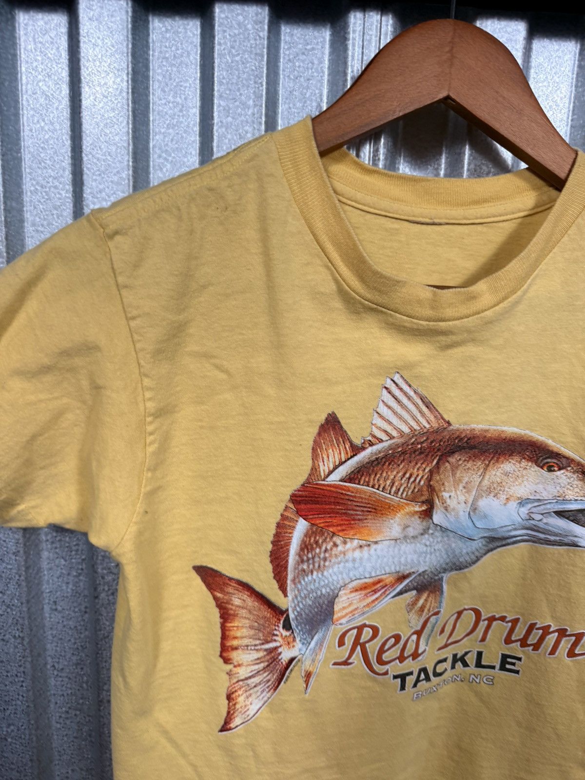 Other Vintage Fishing Red Drum Tackle Western Country Baby Tee Size US XS / EU 42 / 0 - 8 Thumbnail