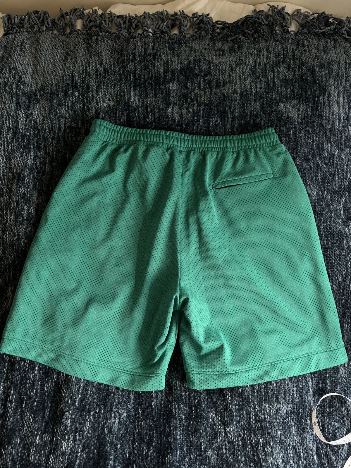 HIDDEN Teal Hidden NY Mesh Basketball Shorts Size US 34 / EU 50 - 2 Thumbnail