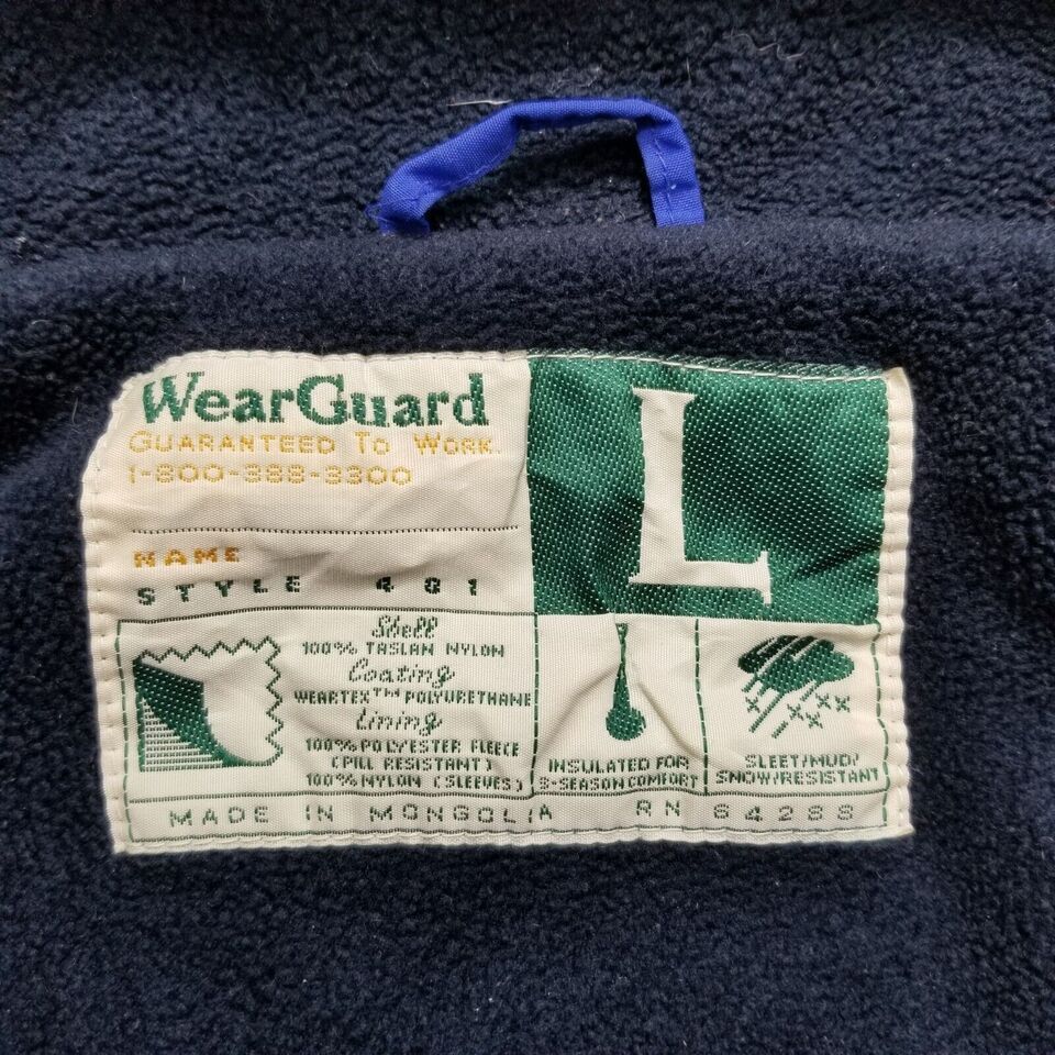 Other WearGard Jacket Mens Large Blue Full Zip Pockets Size US L / EU 52-54 / 3 - 6 Thumbnail