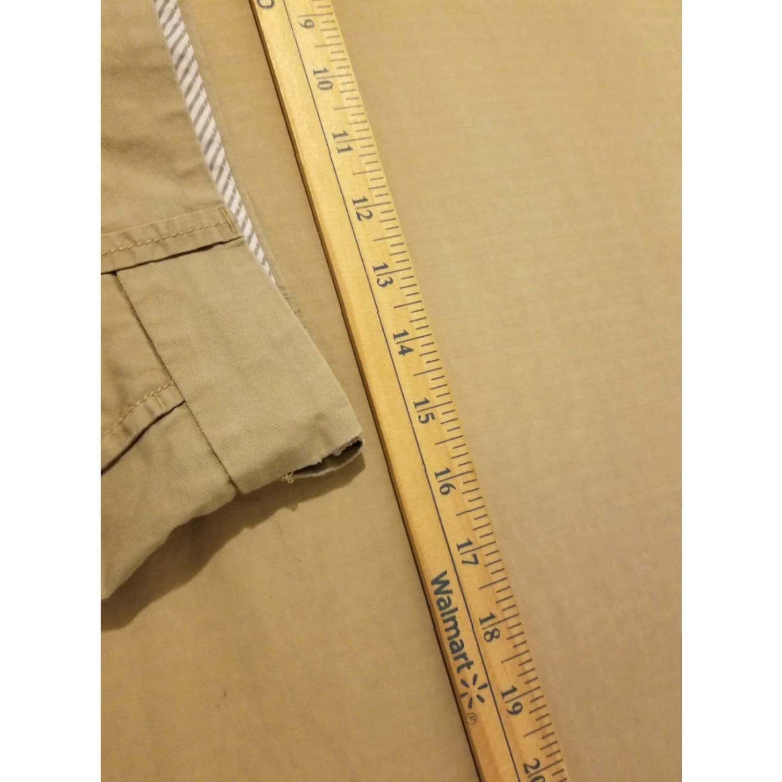J.Crew Womens J.CREW Khaki Shorts 4 Cotton Chino Stretch Pants Casual Beige Shirt? Size 27" / US 4 / IT 40 - 4 Thumbnail