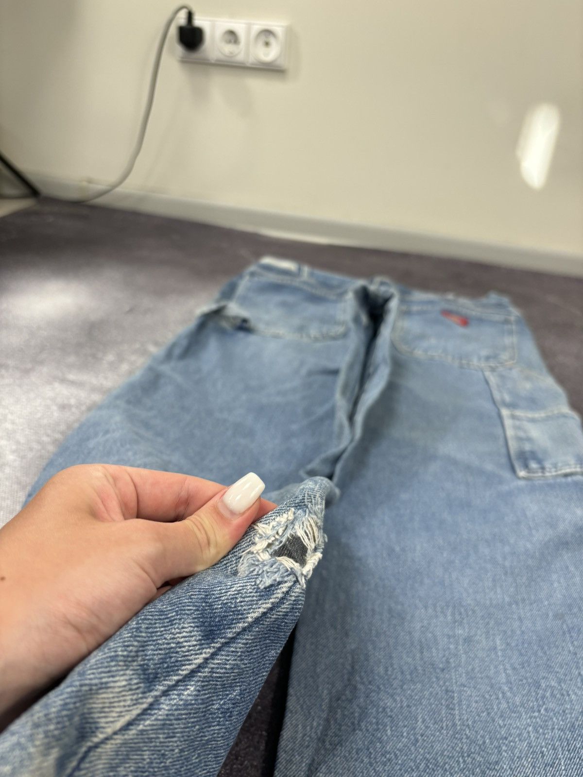 Dickies Vintage Dickies Y2K Relaxed Fit Hype Faded Blue Denim Jeans Size US 36 / EU 52 - 6 Thumbnail
