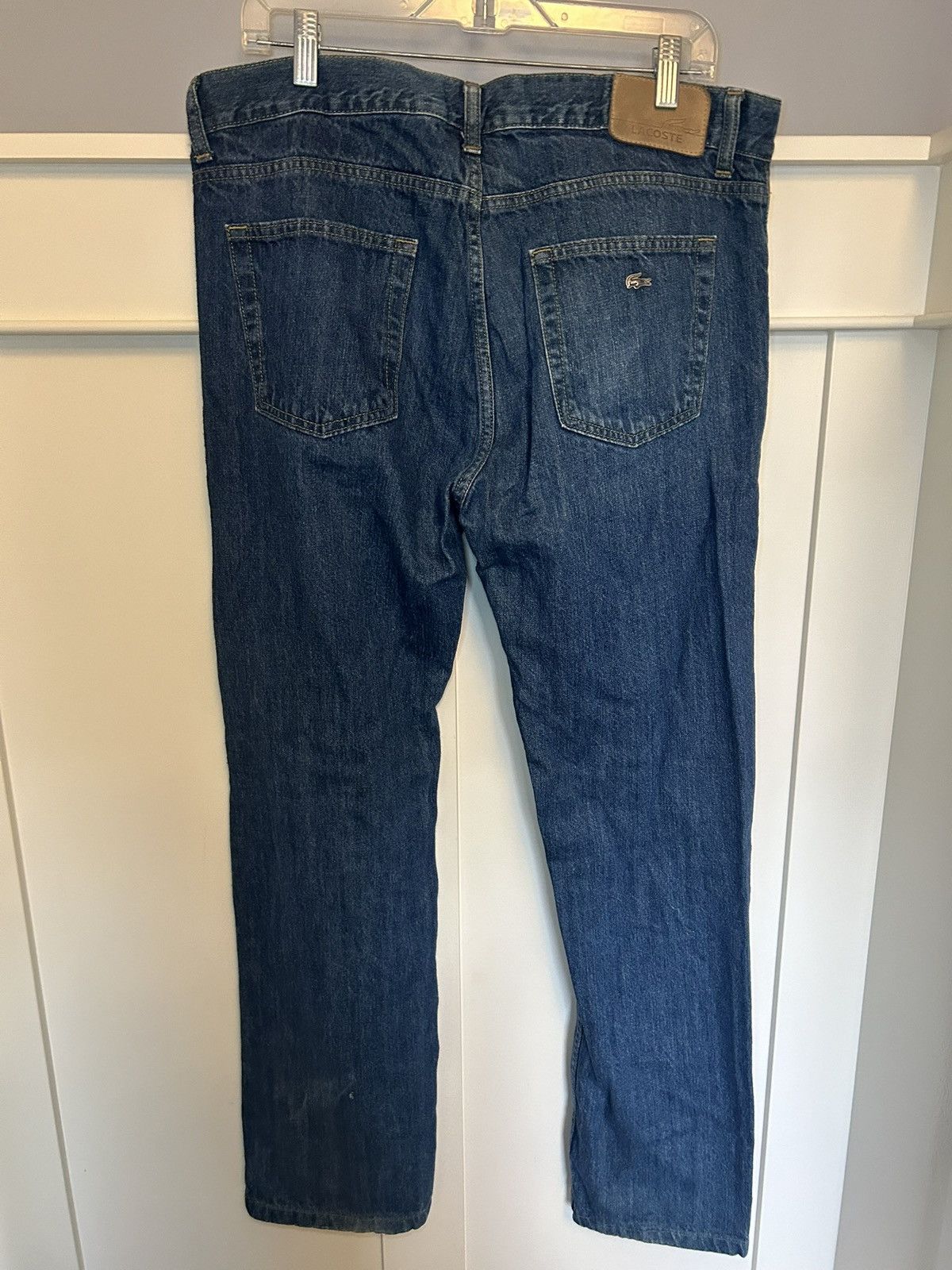 Lacoste Vintage Lacoste baggy blue jeans Size US 36 / EU 52 - 2 Thumbnail