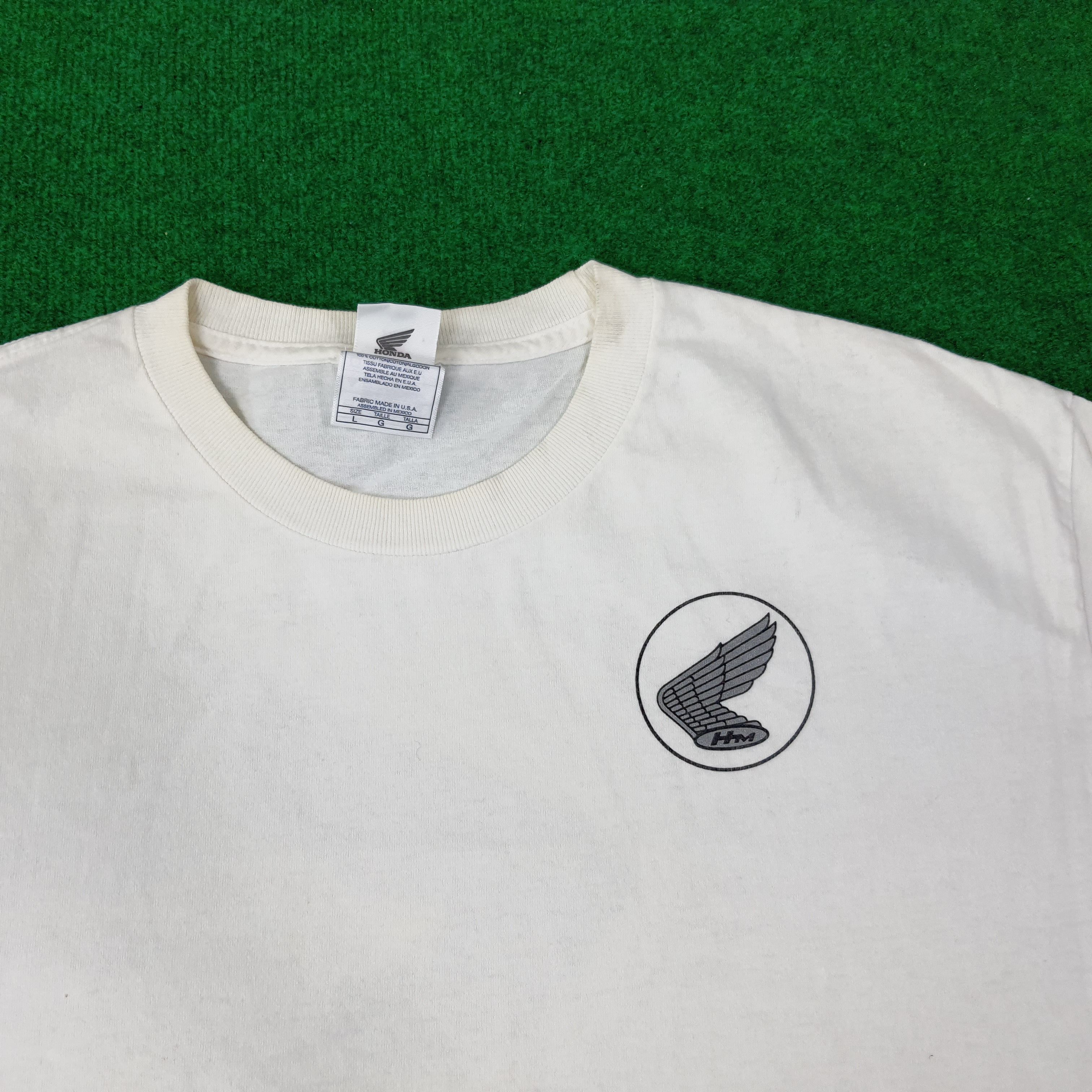 Honda Vintage HONDA Japan Motorsports Tshirt C223N52 Size US L / EU 52-54 / 3 - 4 Thumbnail