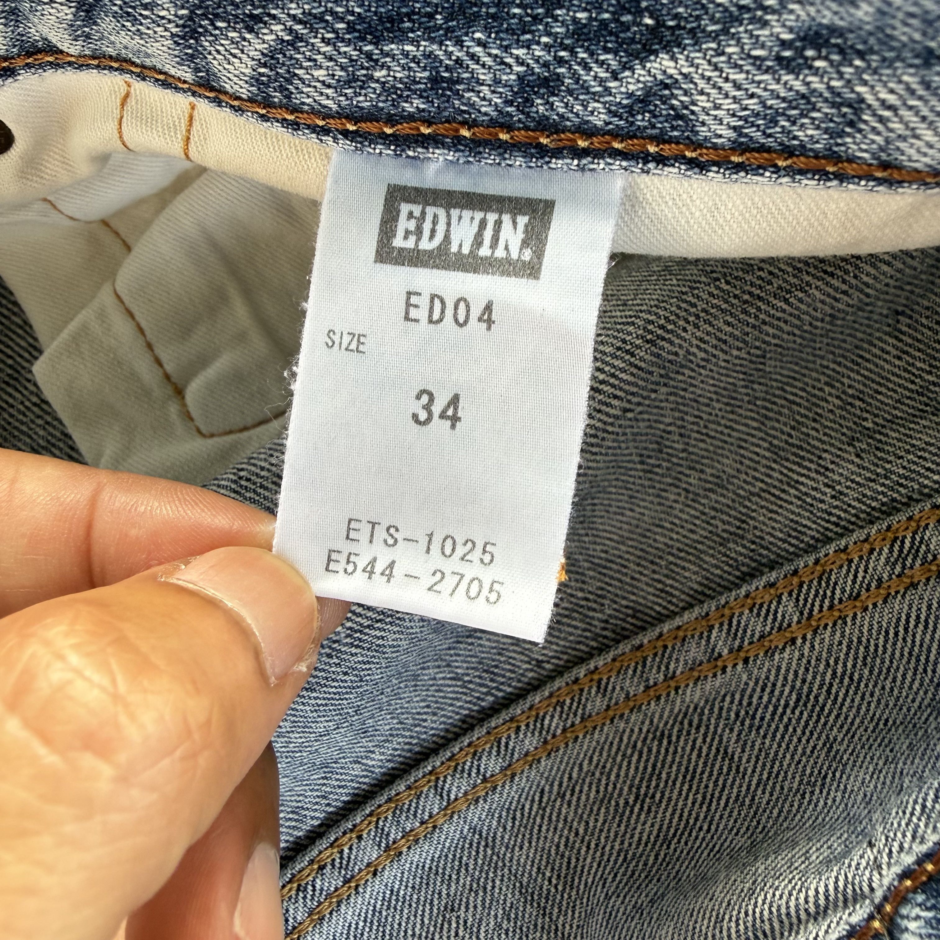 Edwin W36 Vintage Edwin Faded Denim Jean Pants Size US 36 / EU 52 - 11 Thumbnail
