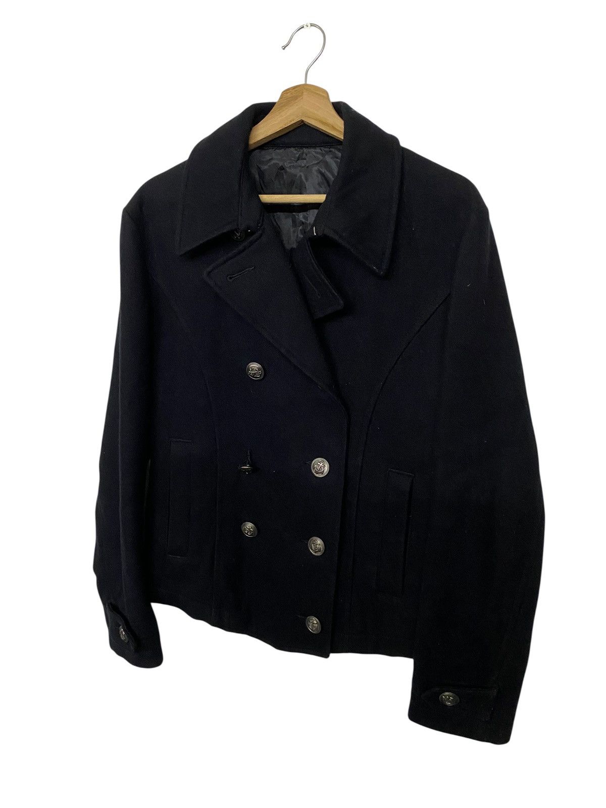 PPFM PPFM Double Breasted Peacot Wool Jacket Size US S / EU 44-46 / 1 - 2 Thumbnail