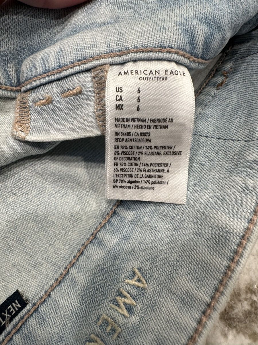 American Eagle Outfitters American Eagle High Rise Shortie Size 28" / US 6 / IT 42 - 4 Thumbnail