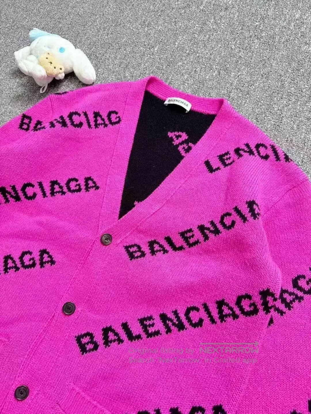 Balenciaga Balenciaga Logo Wool Knit Cardigan XS. Size US XS / EU 42 / 0 - 3 Thumbnail