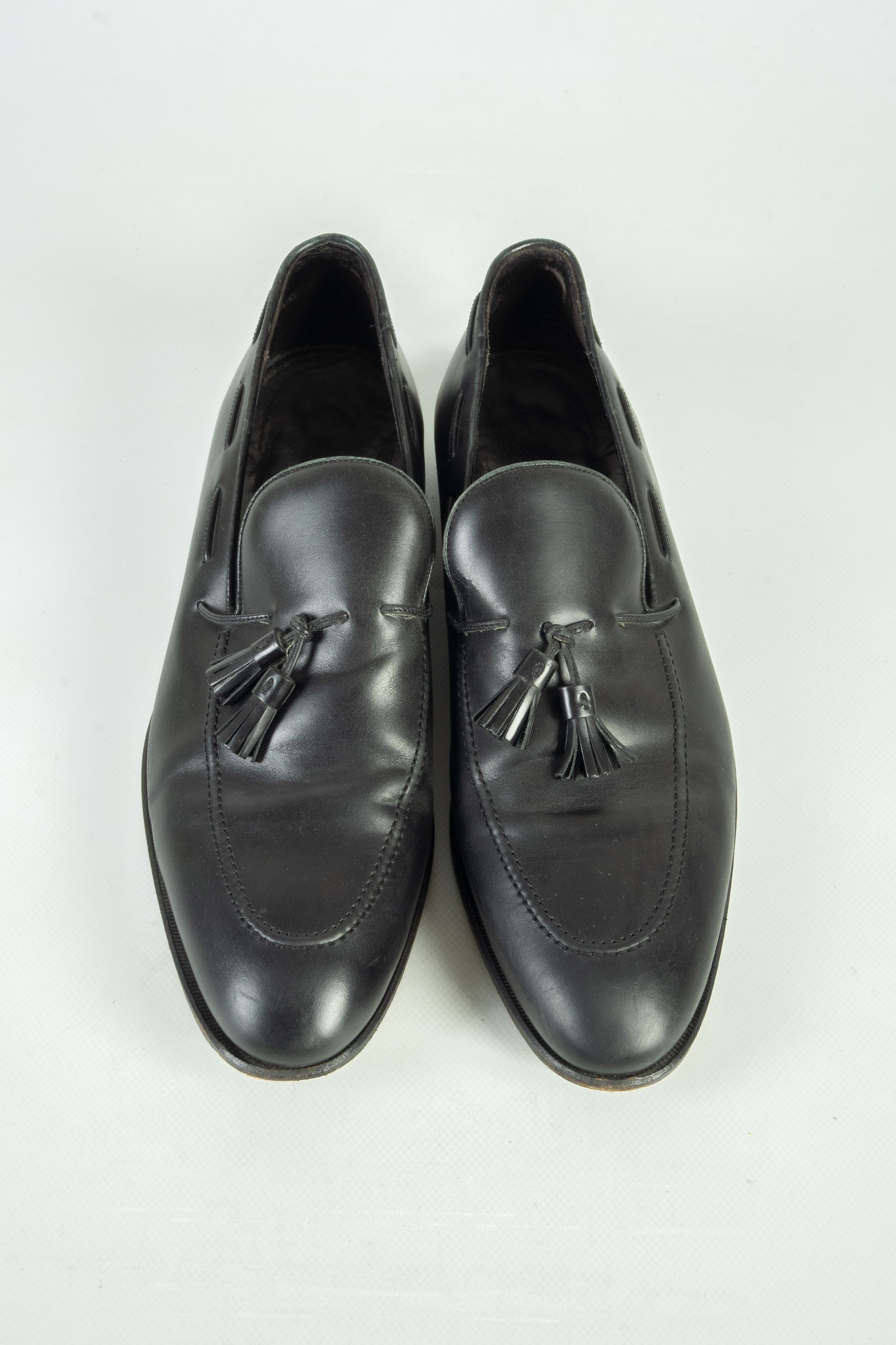 Canali Canali Leather Loafers Shoes Size US 12 / EU 45 - 1 Thumbnail