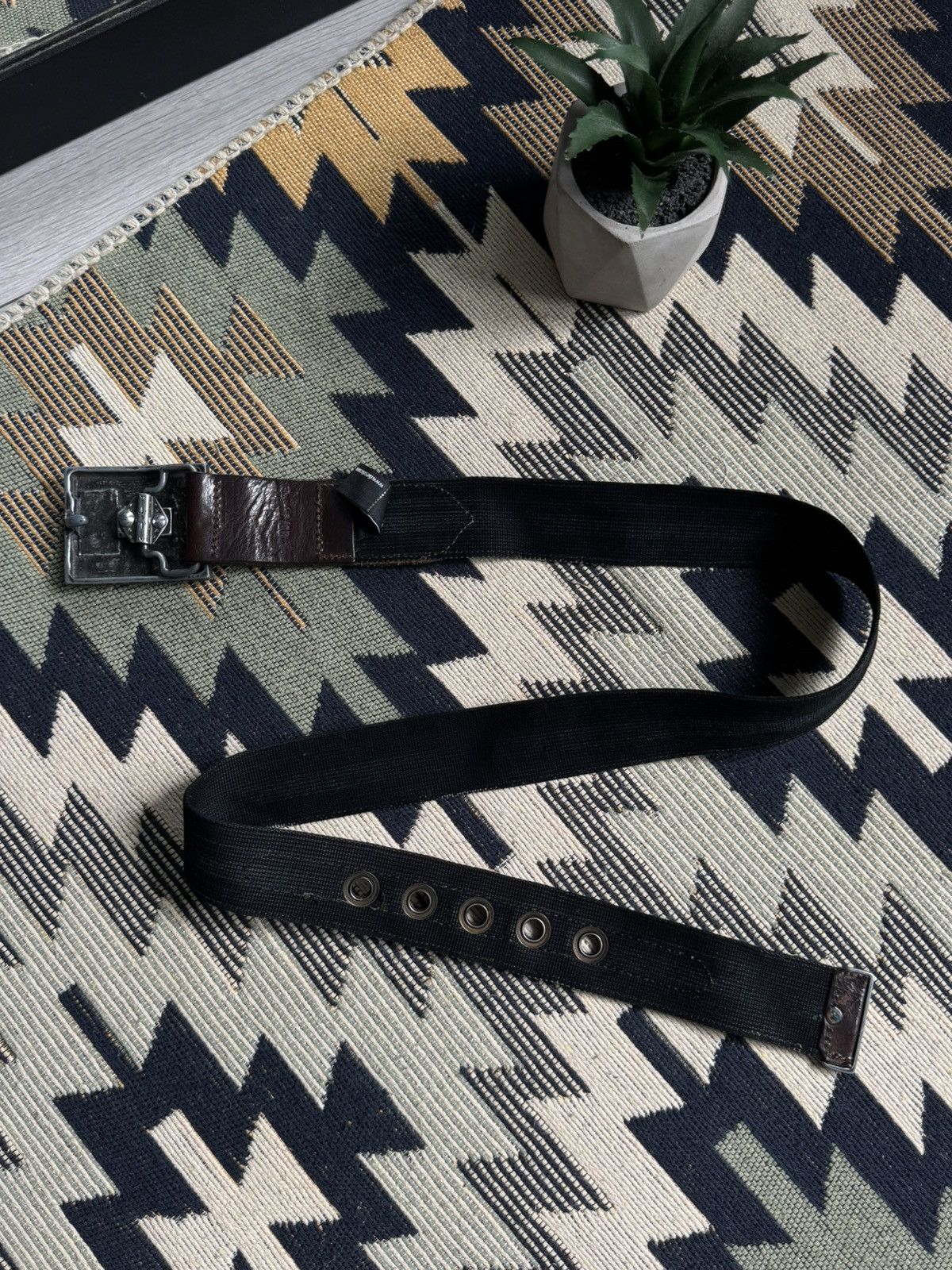 Diesel Vintage Diesel Y2K Big Logo Metal Belt Size ONE SIZE - 8 Thumbnail