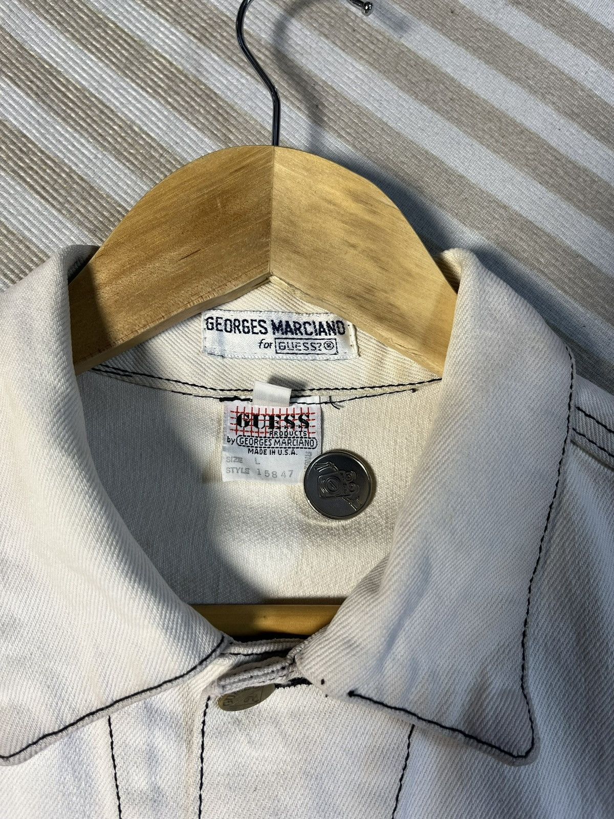 Guess VINTAGE GUESS USA DENIM JACKET Size US M / EU 48-50 / 2 - 6 Thumbnail