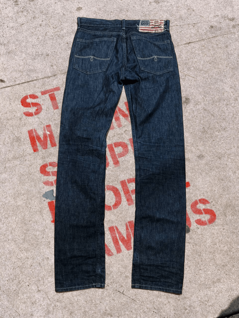 Polo Ralph Lauren Men's RALPH LAUREN MERCER Slim Straight Jeans Navy Blue Size US 30 / EU 46 - 1 Thumbnail