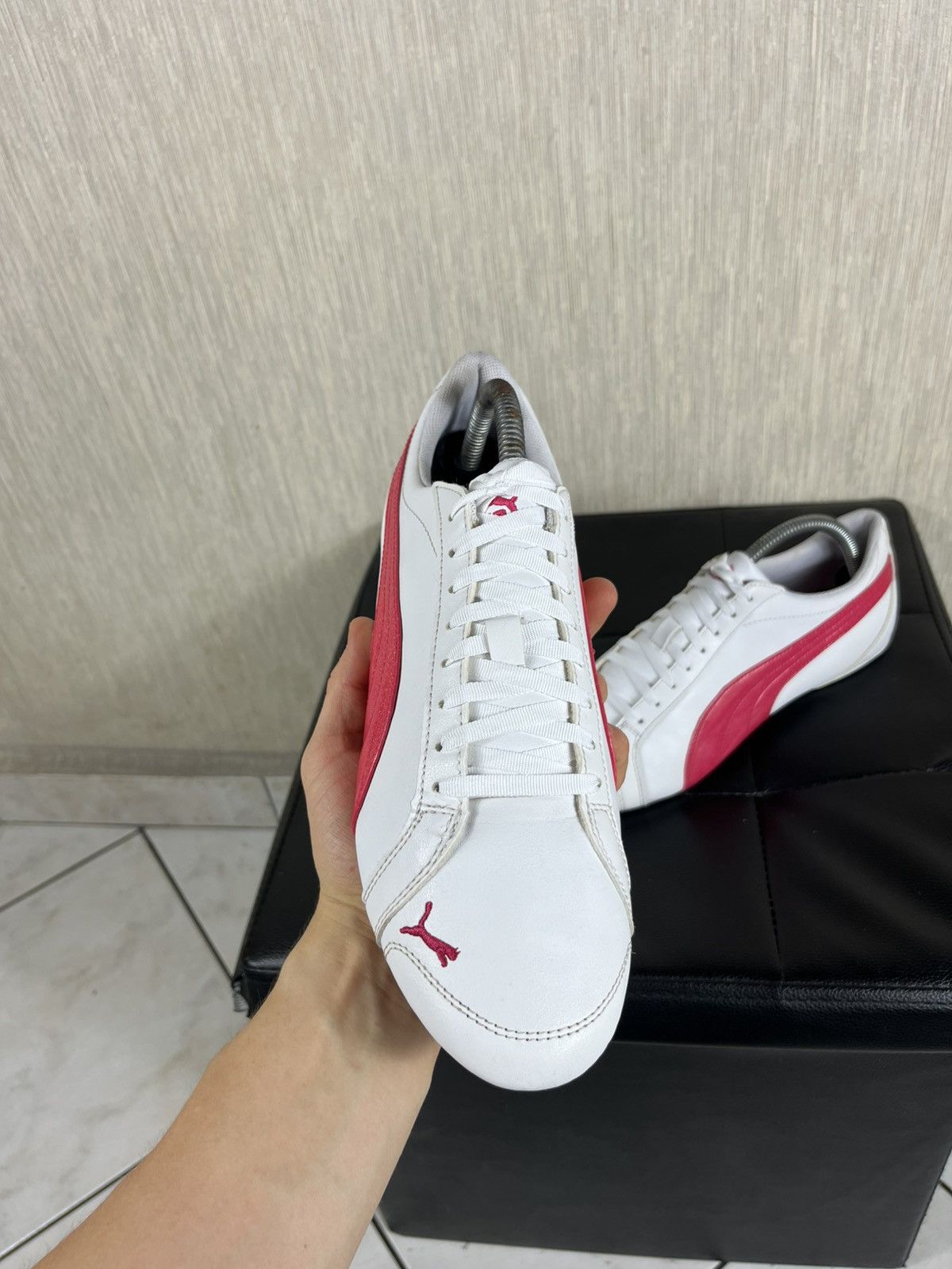 Puma Vintage Puma speed cat y2k sneakers shiny brocade pink shoes Size US 9.5 / IT 39.5 - 7 Thumbnail