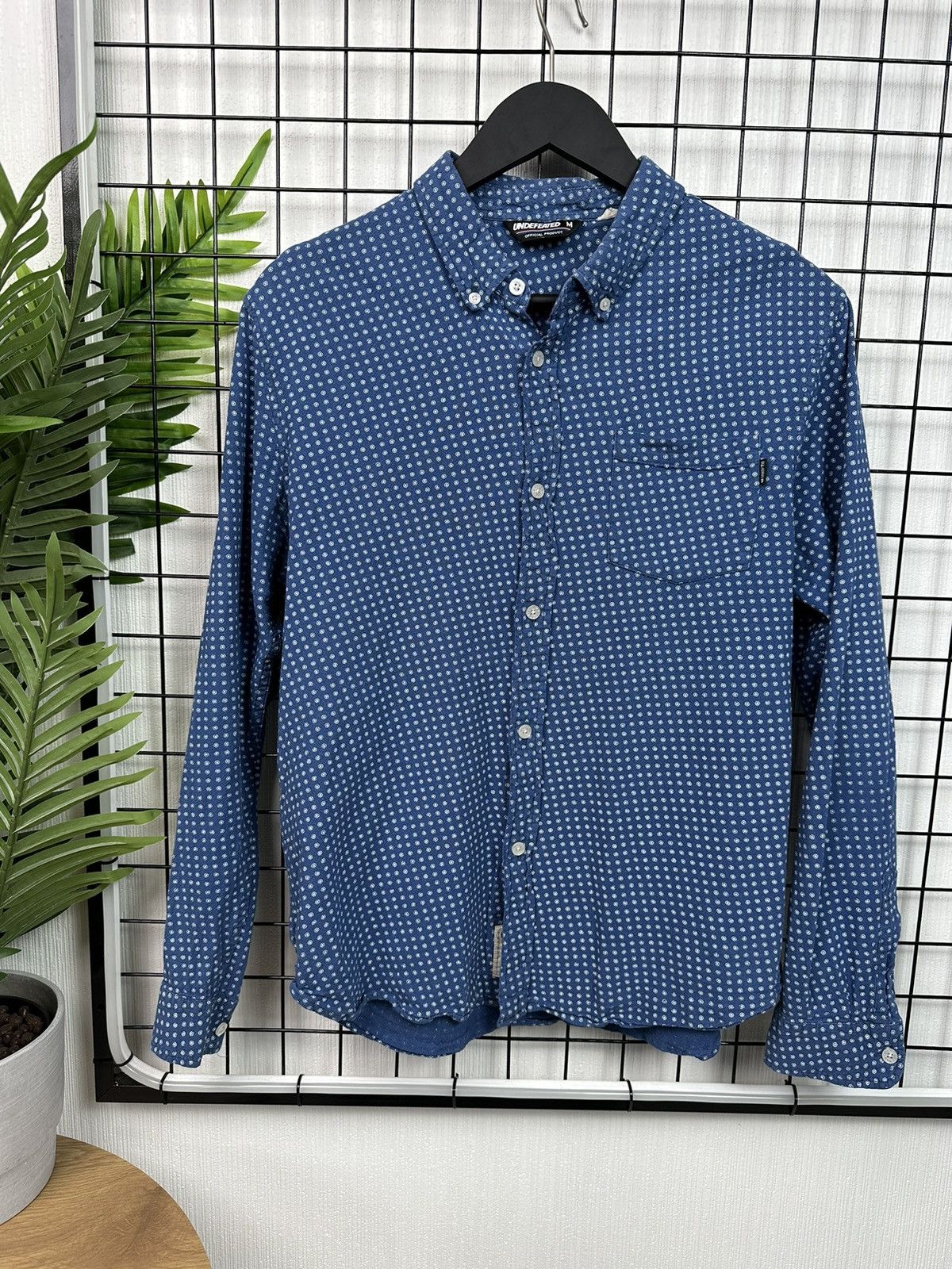 Undefeated Undefeated Button up shirt Men Blue printed Size US M / EU 48-50 / 2 - 1 Thumbnail