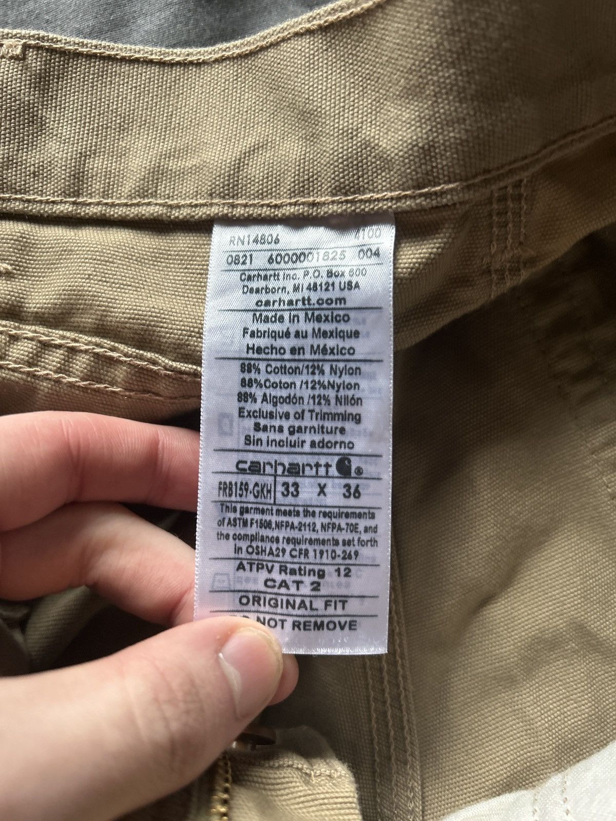 Carhartt Carhartt “Fire Resistant” Work Pants Size US 30 / EU 46 - 3 Thumbnail