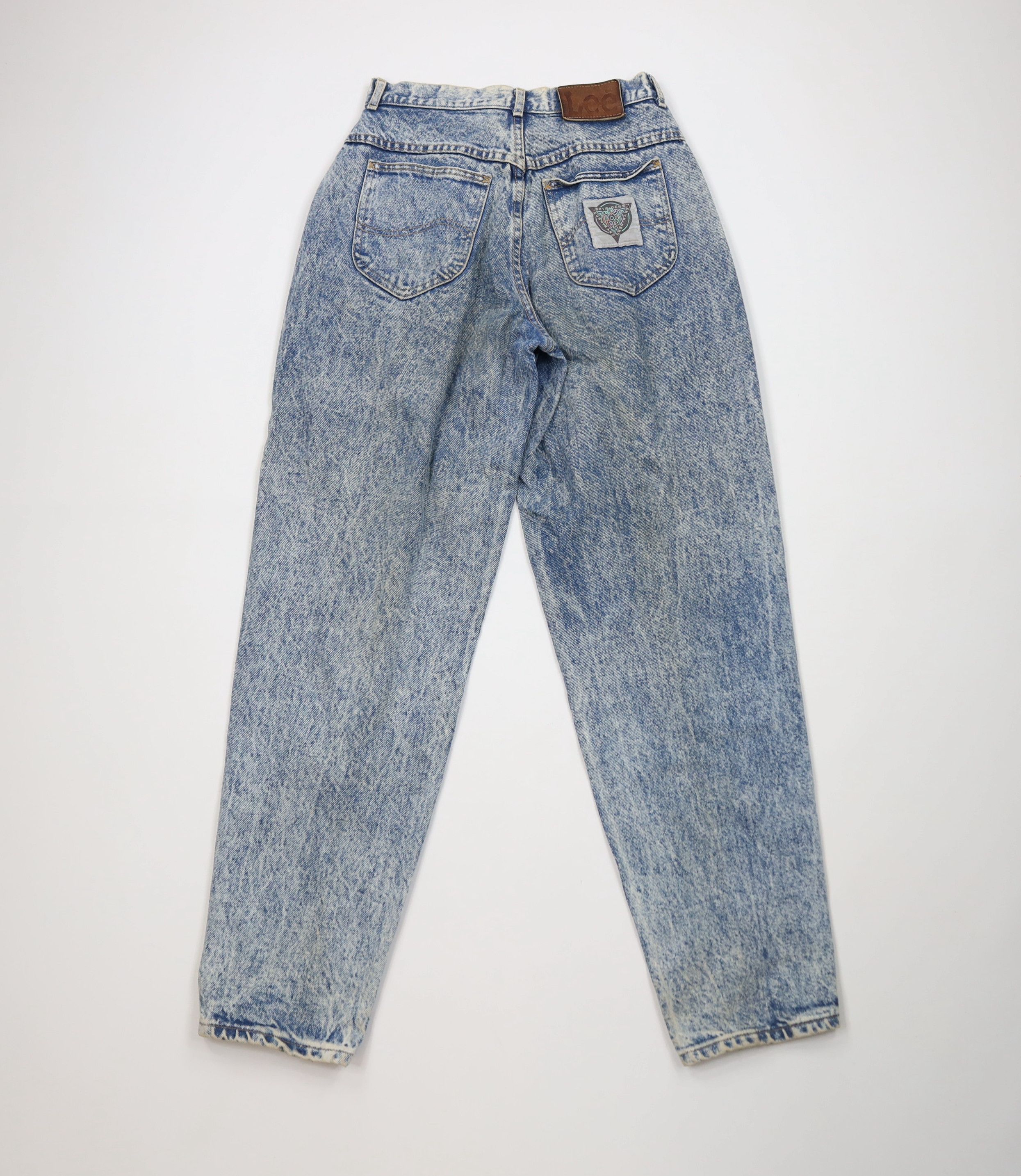 Lee Vintage 80s 90s Lee Skyriders Wash Tapered Leg Jeans USA Size 32" / US 10 / IT 46 - 11 Thumbnail