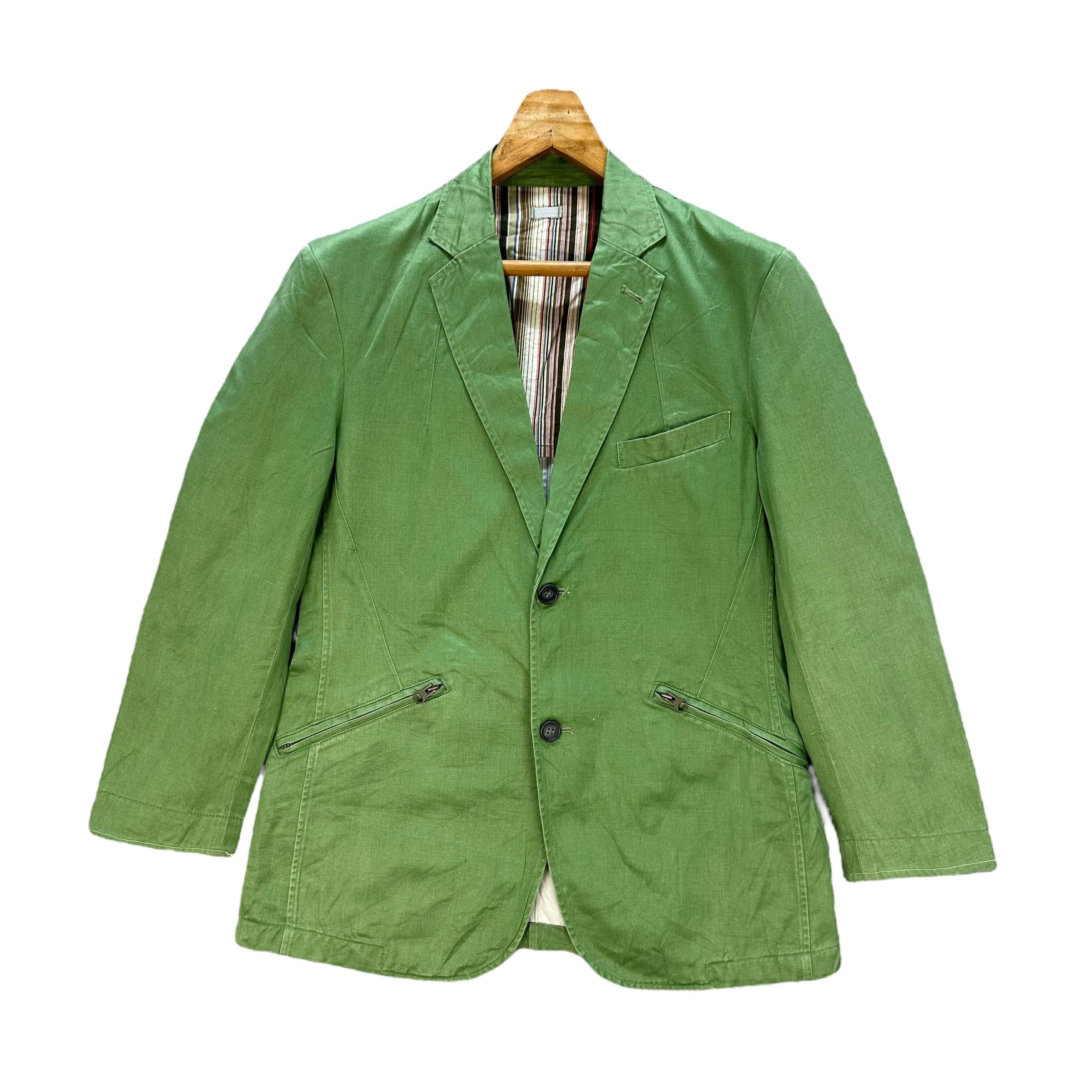 PPFM PPFM Green Formal Casual Jacket Blazer #A66-1570 Size US M / EU 48-50 / 2 - 1 Thumbnail