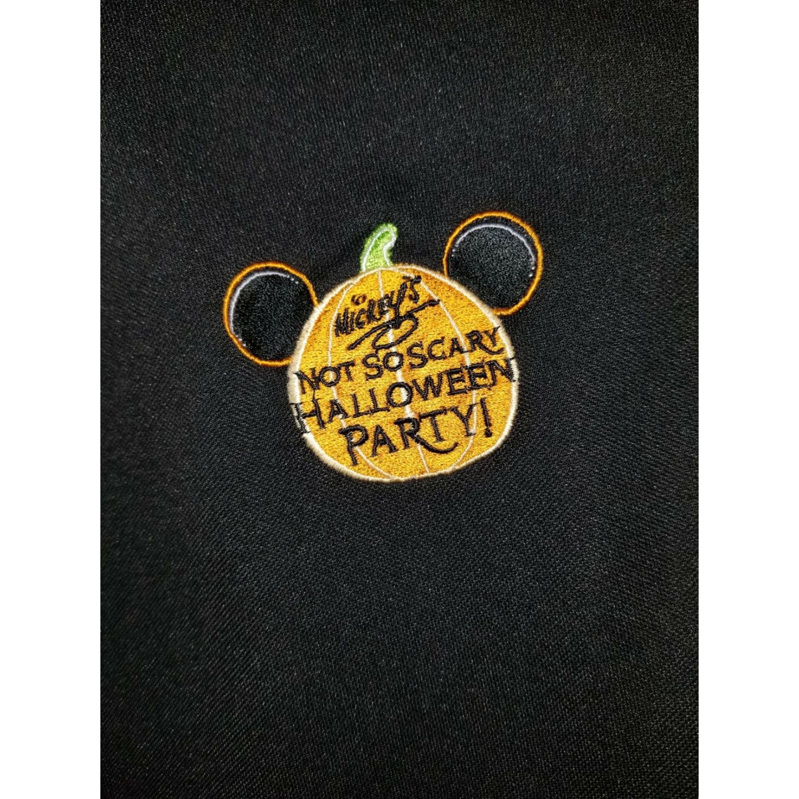 Vintage Disney Men's M Jockey Polo Shirt Black Halloween Mickey's Not So Scary Party Size M / US 6-8 / IT 42-44 - 2 Thumbnail